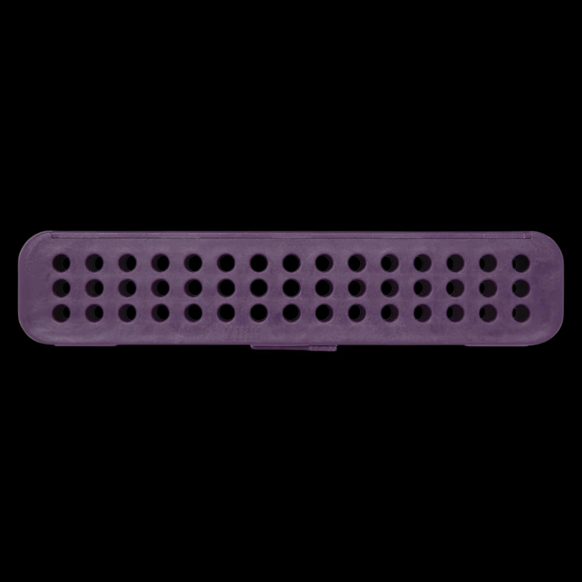 Zirc Compact Steri-Container, Plum, 7-1/8" x 1-1/2" x 1-1/2", 50Z905-E - Plum Compact Steri-Container - Image 1
