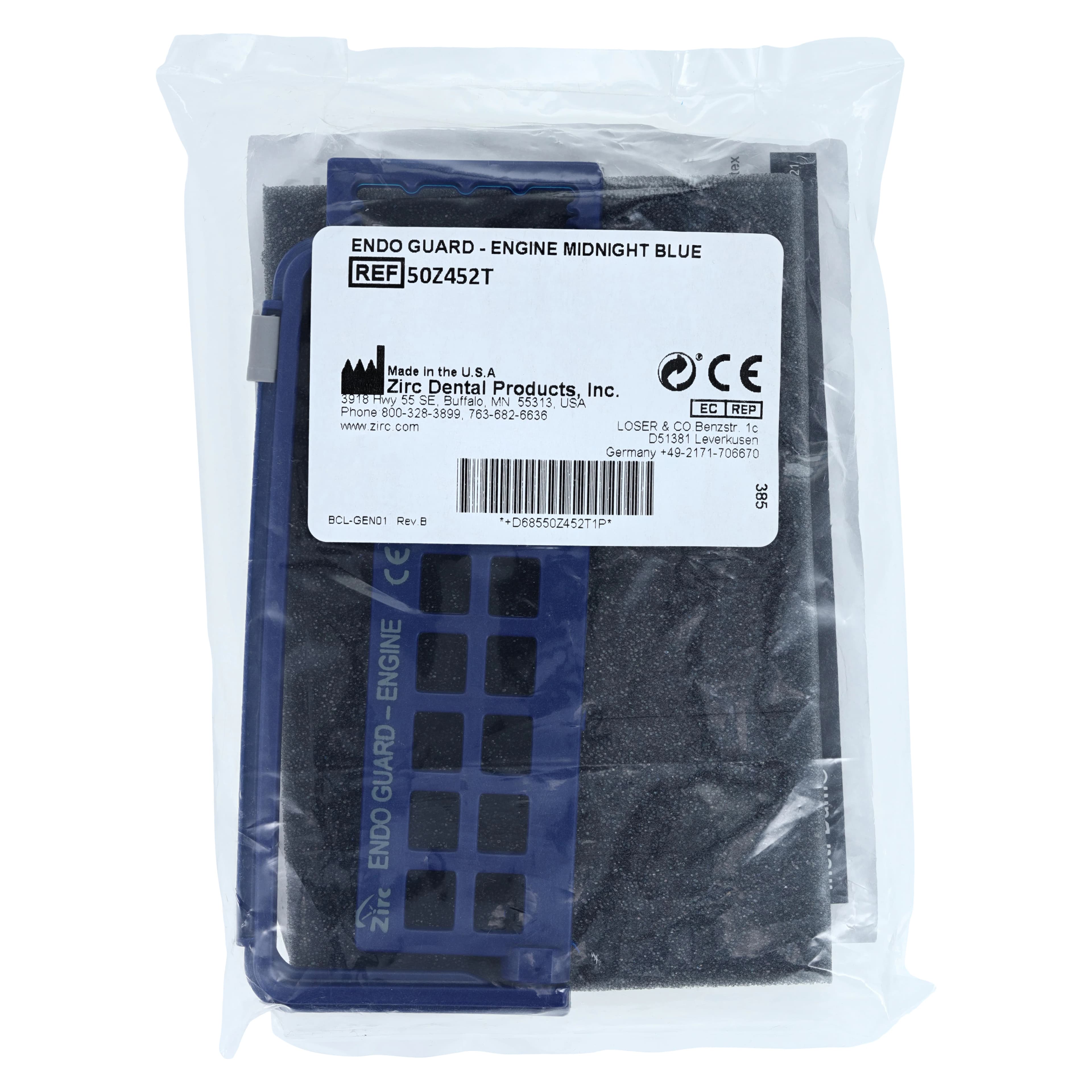 Zirc Steri-Endo Guard Engine Organizer, Midnight Blue, 11 Engine/5 Hand Files, 50Z452-T - Midnight Blue Steri-Endo Guard Engine - Image 1