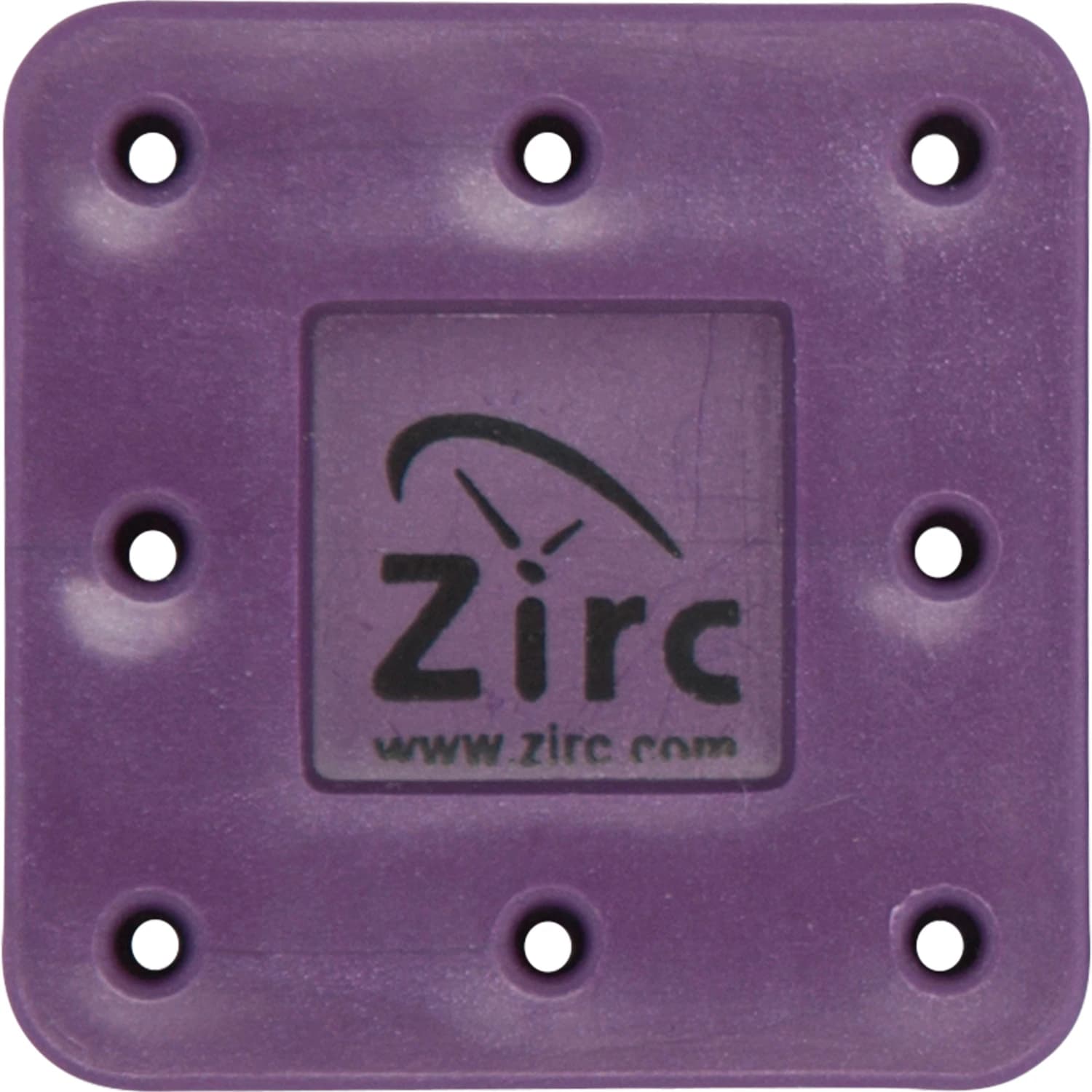 Zirc 8-Hole Magnetic Bur Block, Plum, 1 Each, 50Z400E - Plum 8-Hole Magnetic Bur Block - Image 1
