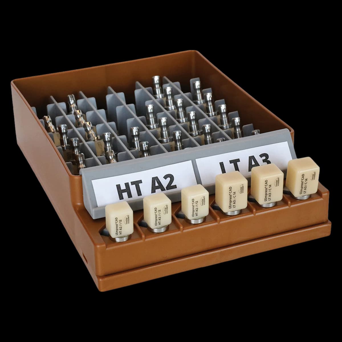 Zirc CAD/CAM Block Organizer, Copper, 50Z417U - Zirc CAD/CAM Block Organizer - Image 1