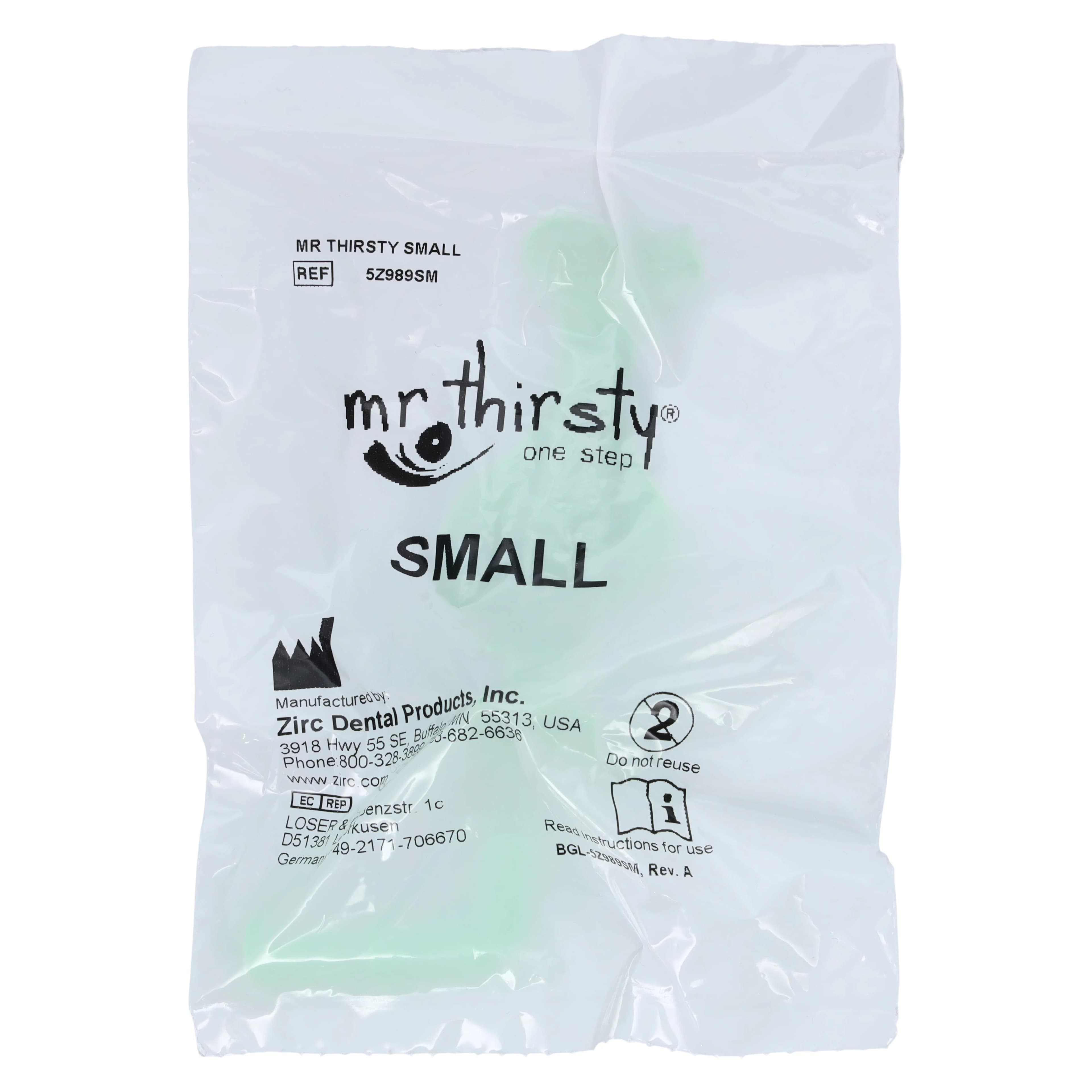 Mr. Thirsty® One-Step Disposable HVE Isolation Device, Small (Green), 50/Pack, 50Z989SM thumbnail 4