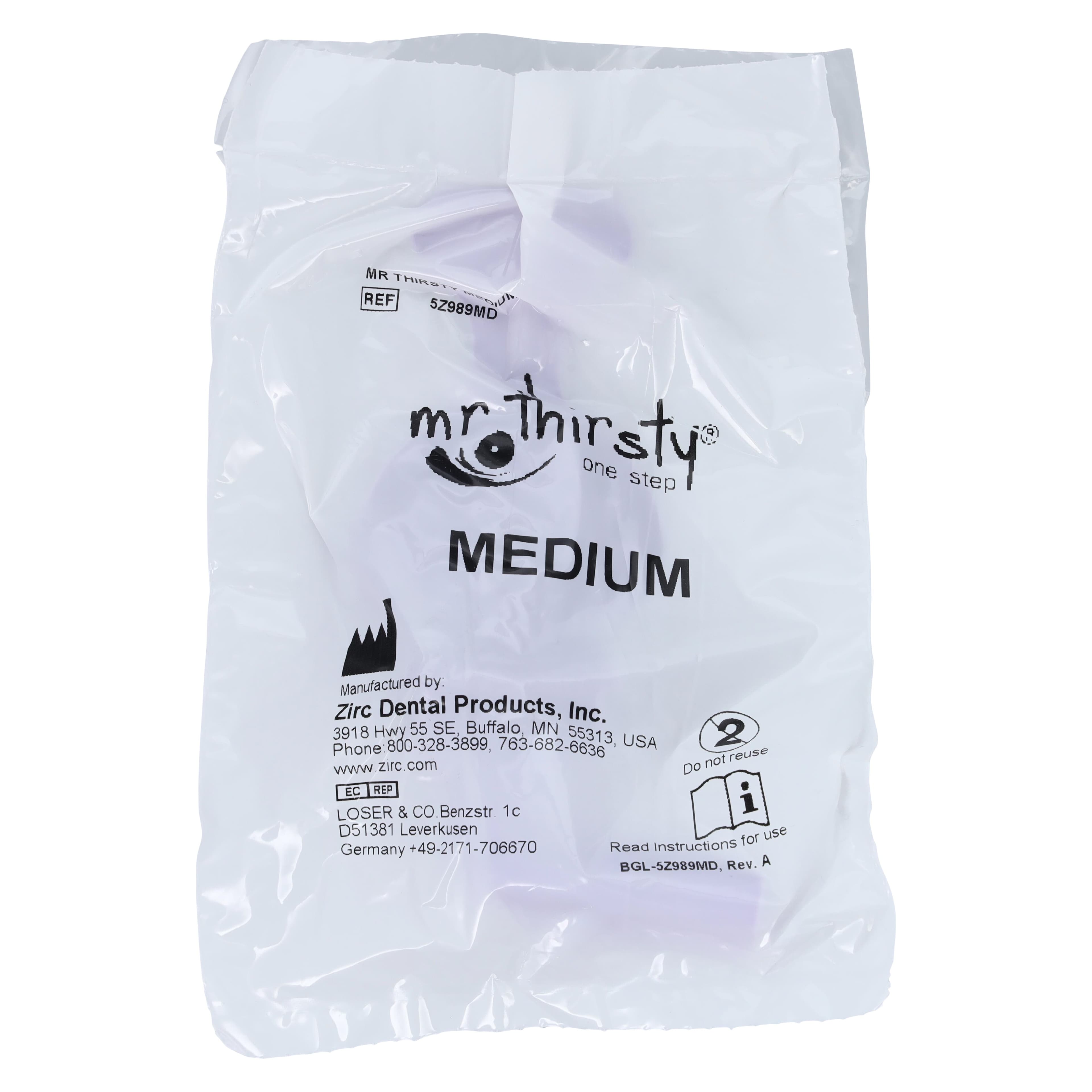 Mr. Thirsty One-Step Medium/Purple 50/Pk, 50Z989MD thumbnail 3