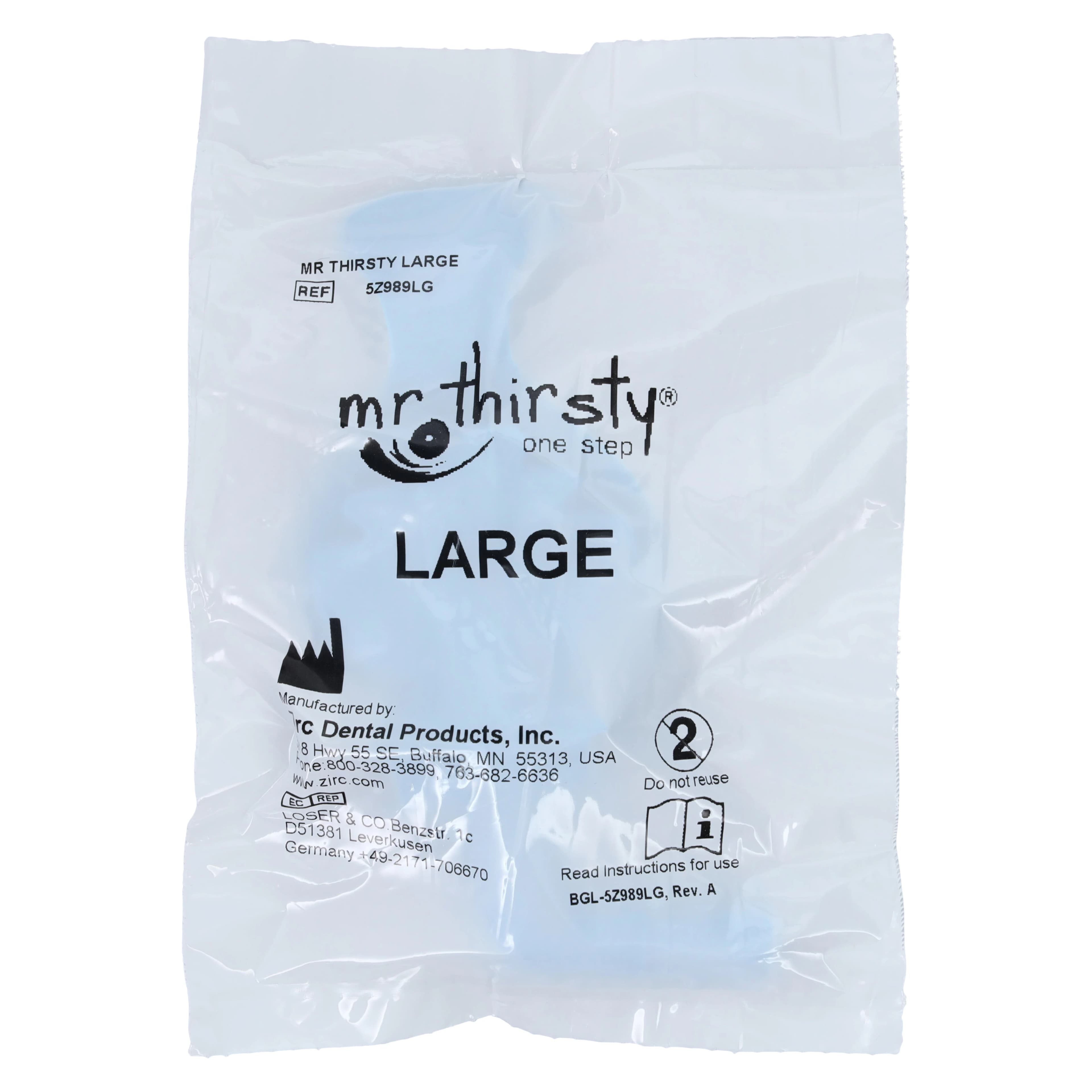 Mr. Thirsty® One-Step Large Blue Disposable HVE Isolation Device, 50/Pack, 50Z989LG thumbnail 3