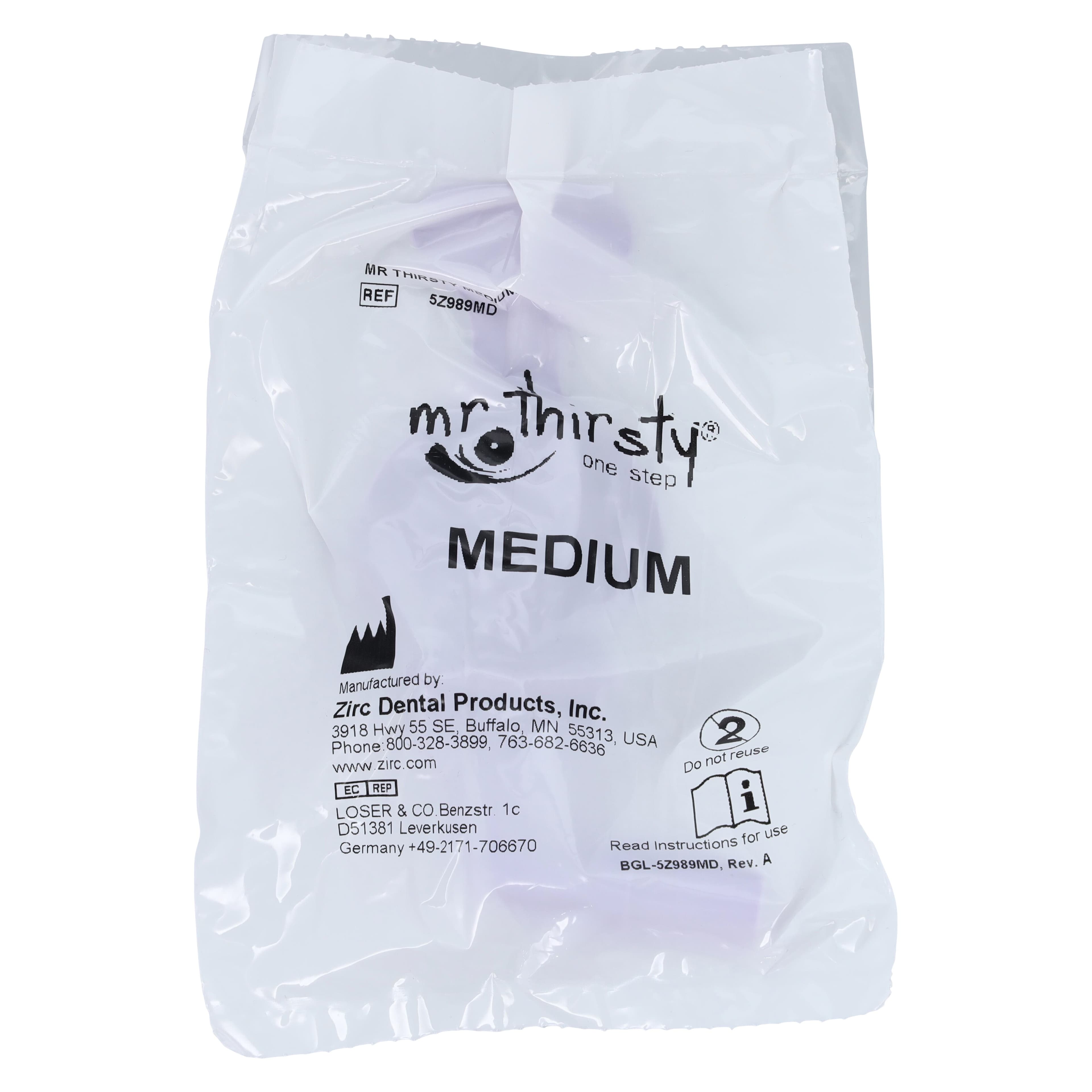 Mr. Thirsty® One-Step Medium Purple HVE Isolation Device, 100/Pack, 50Z989MD-B thumbnail 2