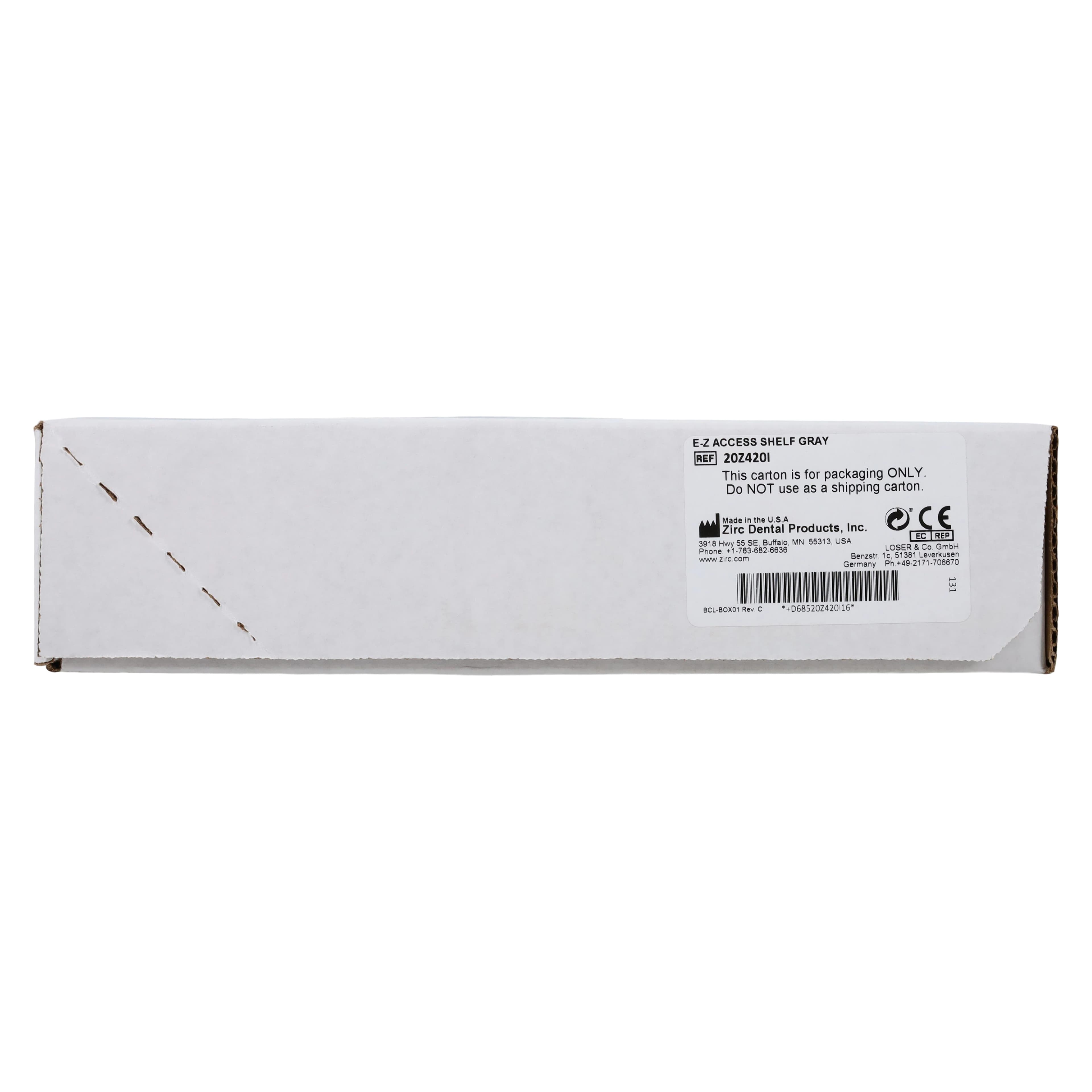 Zirc E-Z Access Shelf, Gray, 13 ¾" x 10 ¼", with Microban, 20Z420I thumbnail 5