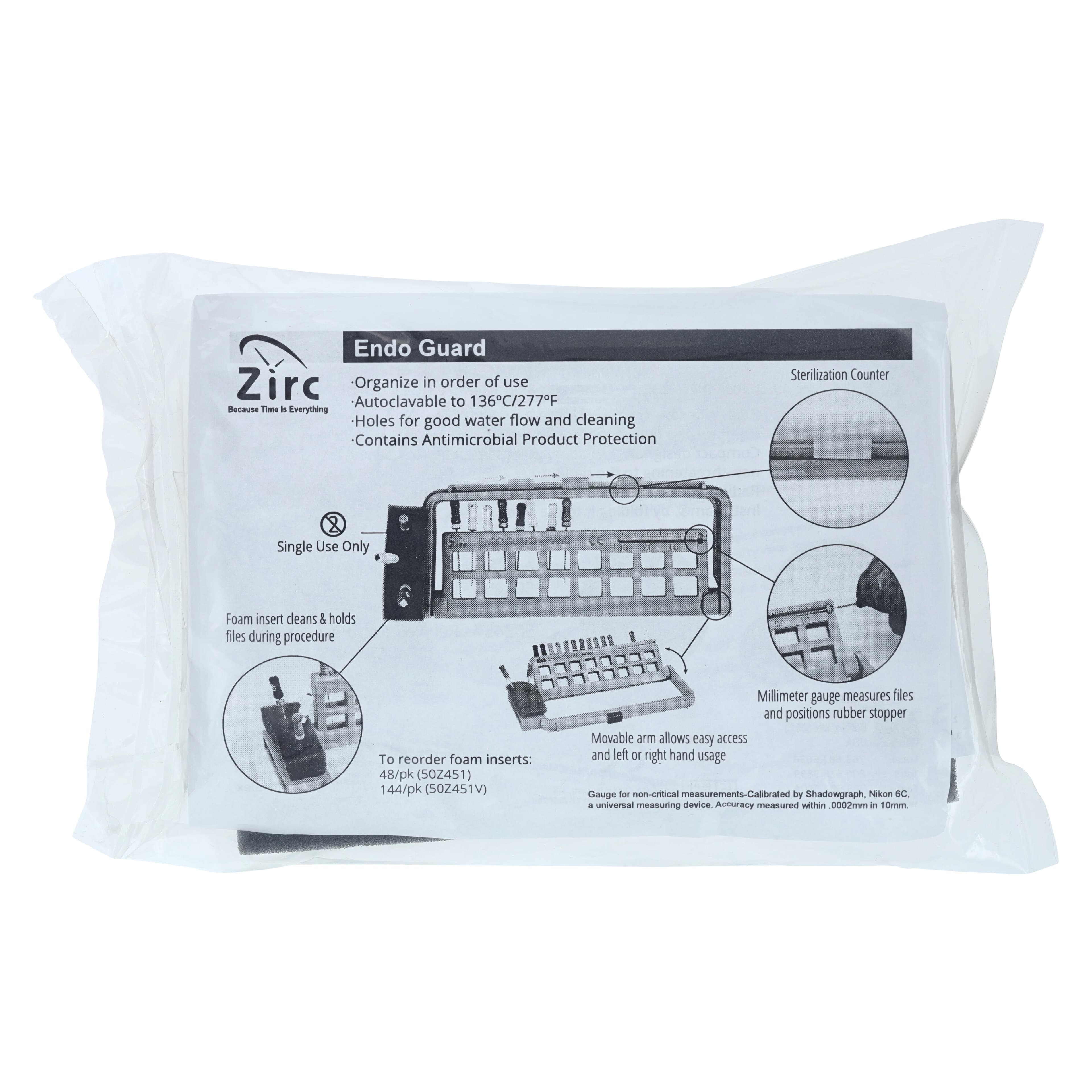 Zirc Steri-Endo Guard Engine Organizer, Beige, 11 Engine/5 Hand Files, 50Z452-G thumbnail 2