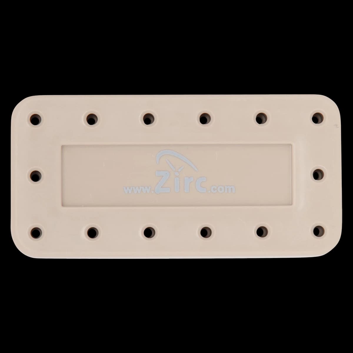 Zirc 14-Hole Magnetic Bur Block, Beige, 50Z403G, 1/Pk - Beige 14-Hole Magnetic Bur Block - Image 1