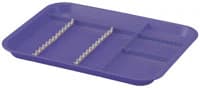 Zirc B-Lok Divided Setup Tray, Blue, Size B, 13-3/8" x 9-5/8" x 7/8", 20Z451B - Zirc Divided B-Lok Setup Tray - Image 1