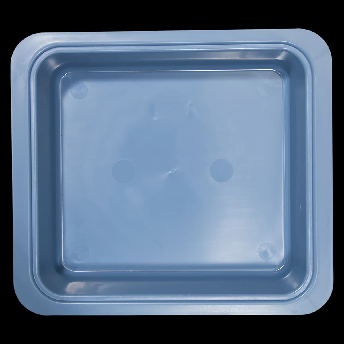 Zirc Procedure Tub Only, Blue, 12-1/4" x 10-7/8" x 2-3/4", 1/Pk, 20Z463B - Blue Procedure Tub - Image 1