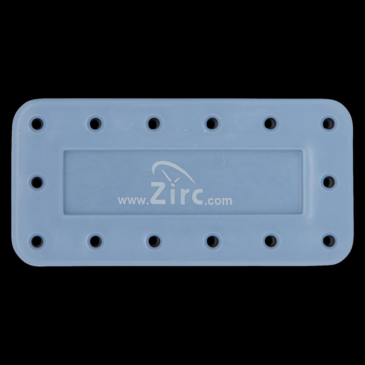 Zirc 14-Hole Magnetic Bur Block, Blue, 50Z403B, 1/Pk - Blue 14-Hole Magnetic Bur Block - Image 1