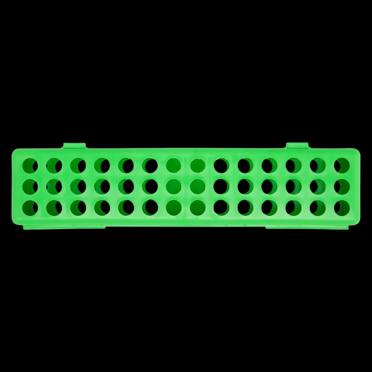 Zirc Steri-Container Standard, Neon Green, 8-1/8" x 1-7/8" x 1-7/8", Holds 10-14 Instruments, 1/Pk, 50Z900P - Steri-Containers – Standard, 8-1/8" x 1-7/8" x 1-7/8" - Vibrant Green - Image 1