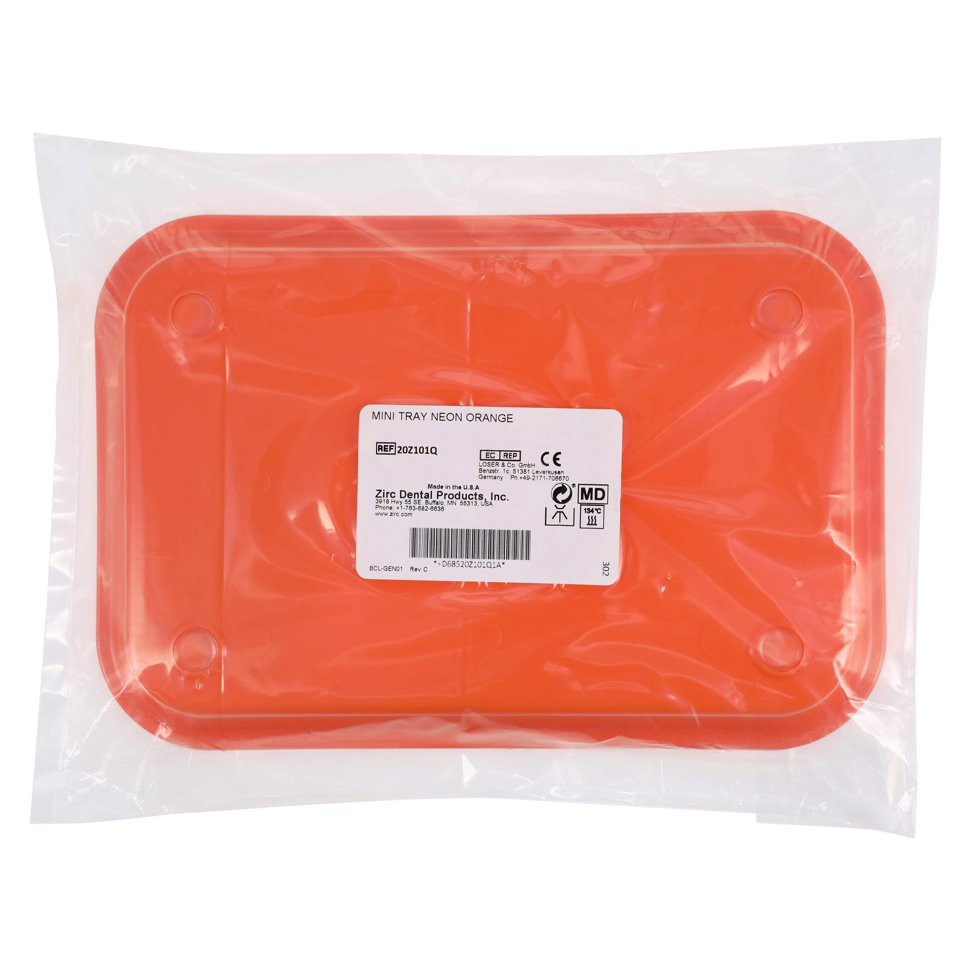 Zirc Mini Tray, Neon Orange, 20Z101Q thumbnail 2