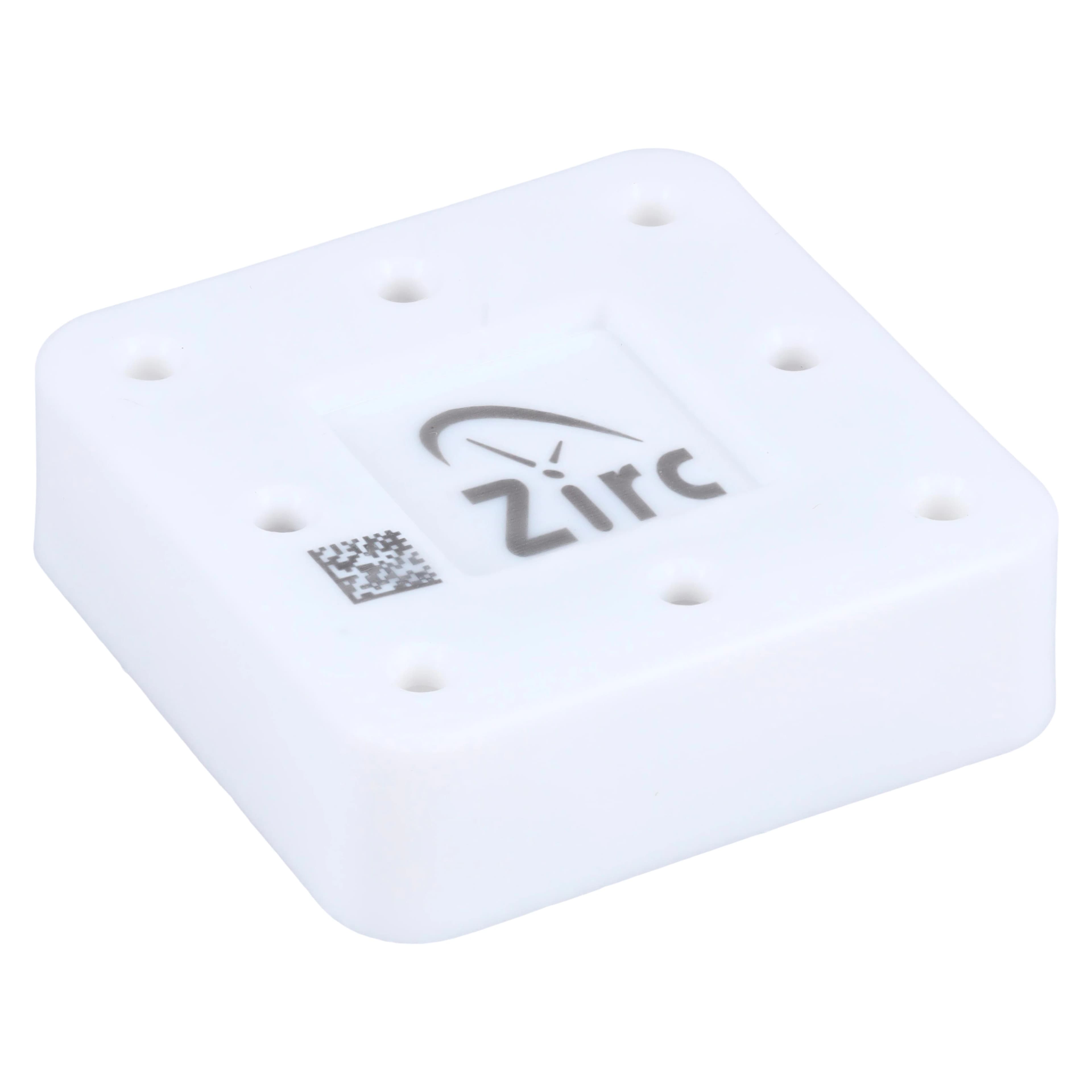 Zirc 8-Hole Magnetic Bur Block, White, Fits FG/RA/HP Burs, Autoclavable, 1 Each (50Z400A) - White 8-Hole Magnetic Bur Block - Image 1