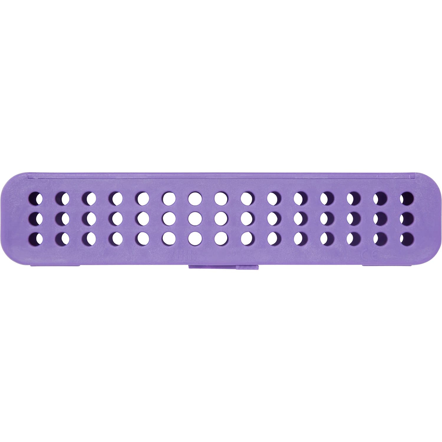 Zirc Compact Steri-Container, Neon Purple, 7-1/8" x 1-1/2" x 1-1/2", 50Z905R - Neon Purple Compact Steri-Container - Image 1