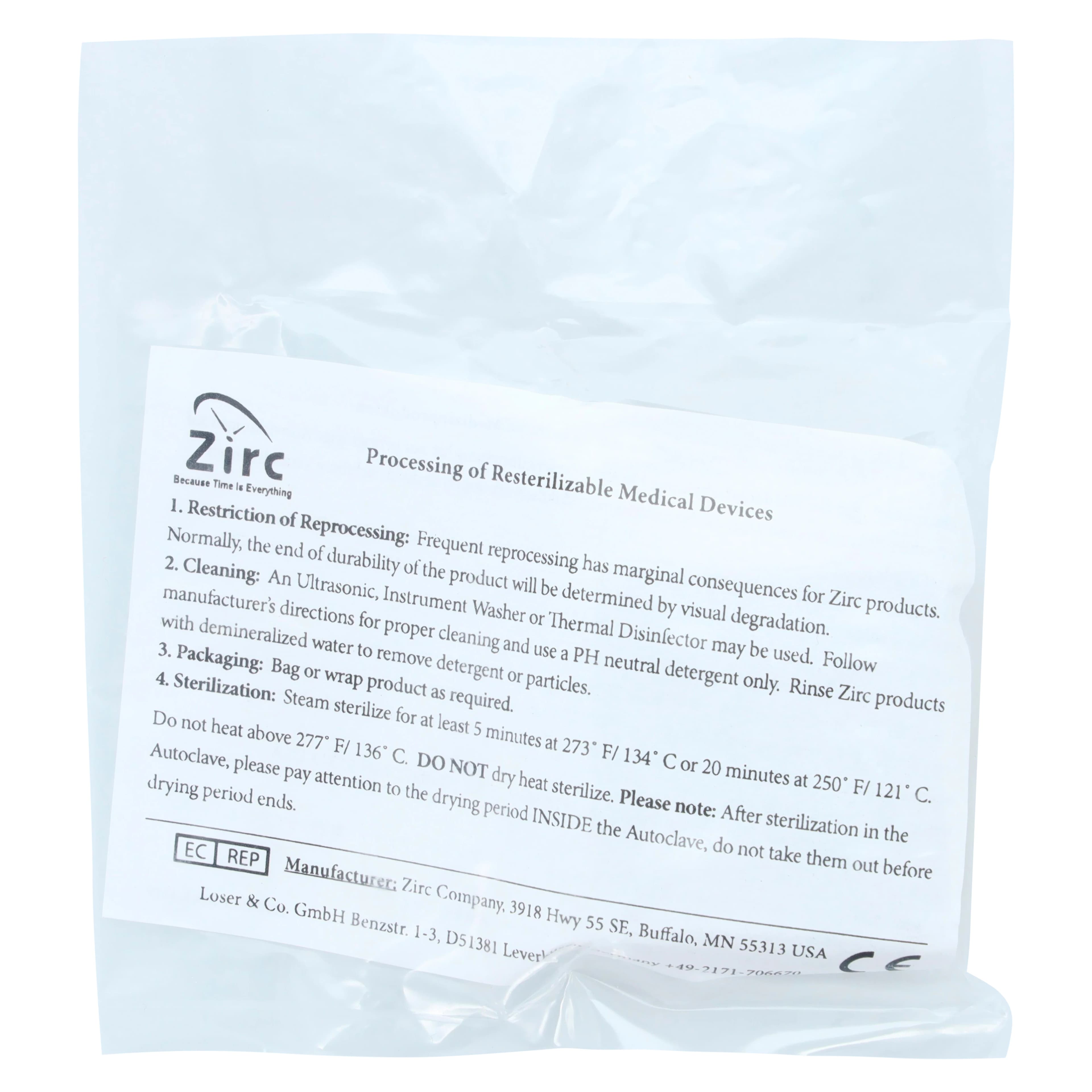 Zirc 8-Hole Magnetic Bur Block, Beige, Autoclavable, 1 Each, 50Z400G thumbnail 4