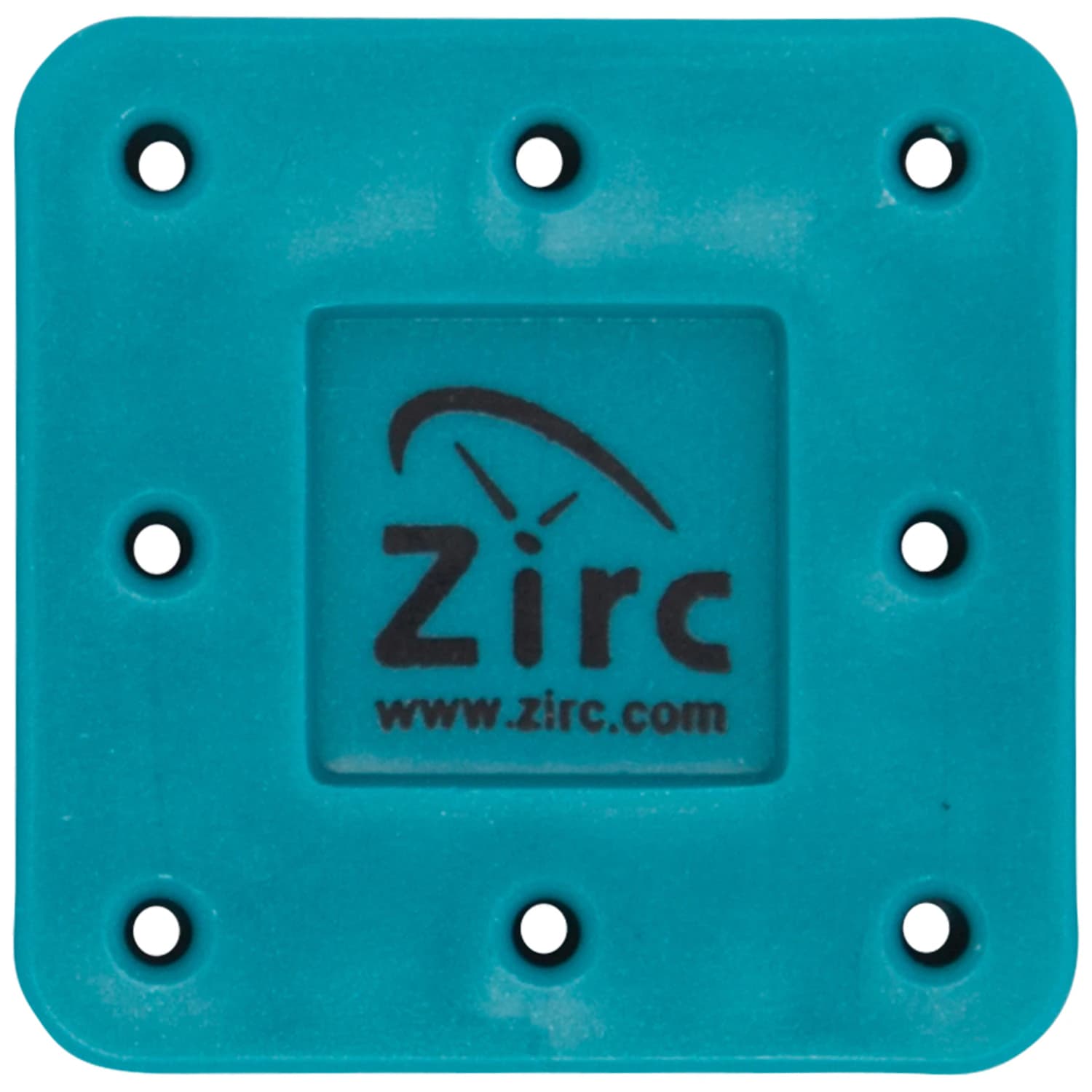 Zirc 8-Hole Magnetic Bur Block, Teal, 1/Pk, 50Z400J - Teal 8-Hole Magnetic Bur Block - Image 1