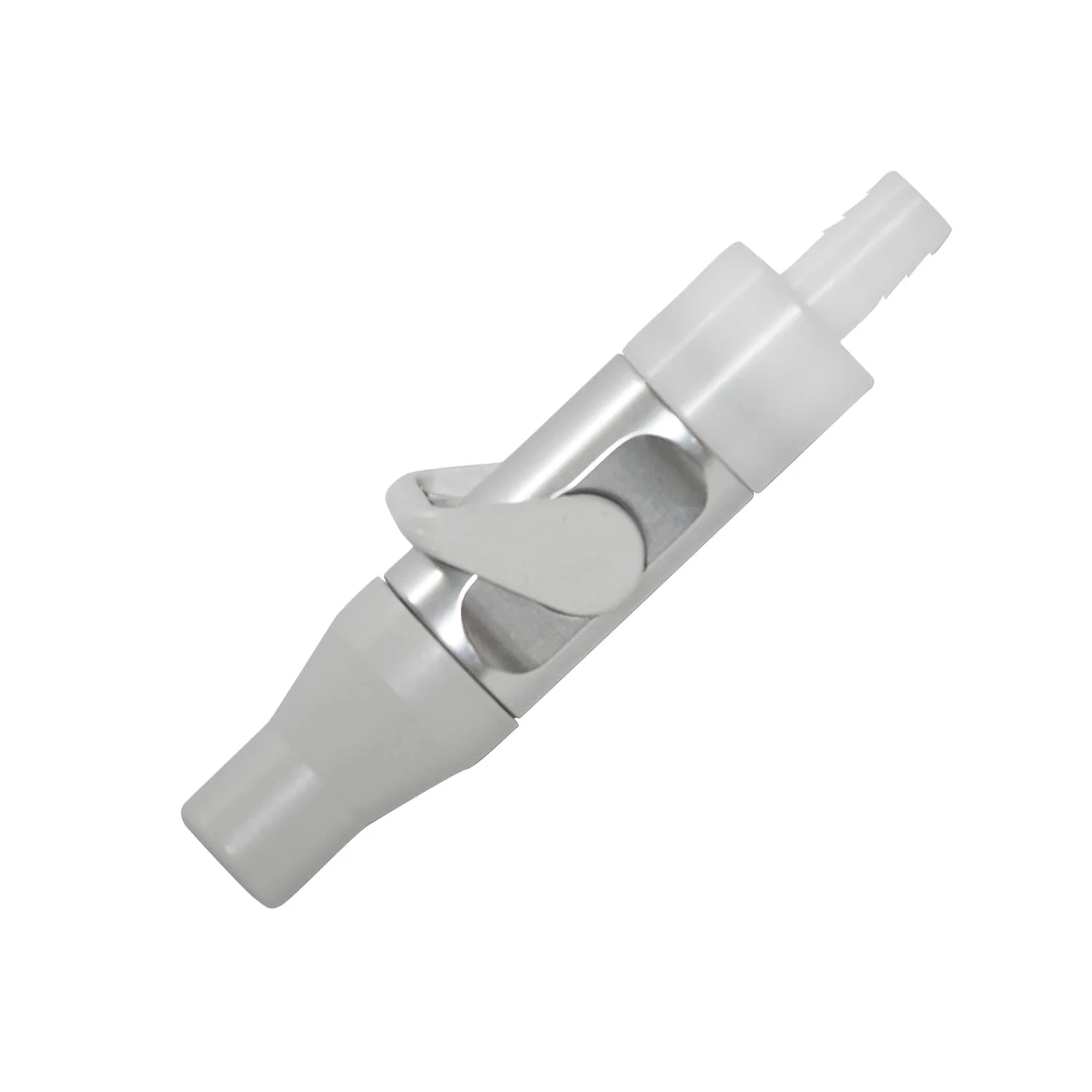 Zirc Saliva Ejector Valve with Lever On/Off Control, Gray, Autoclavable, 23E365 - Zirc - Se Valve W/Lever Cntrl Gray - Image 1