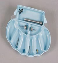 Zirc Implant Organizer, Arch Shaped, Light Blue with Cover, 20Z490B - Zirc Implant Organizer Arch Shaped Light Blue With Cover - 20Z490B, 20Z490B - Image 1