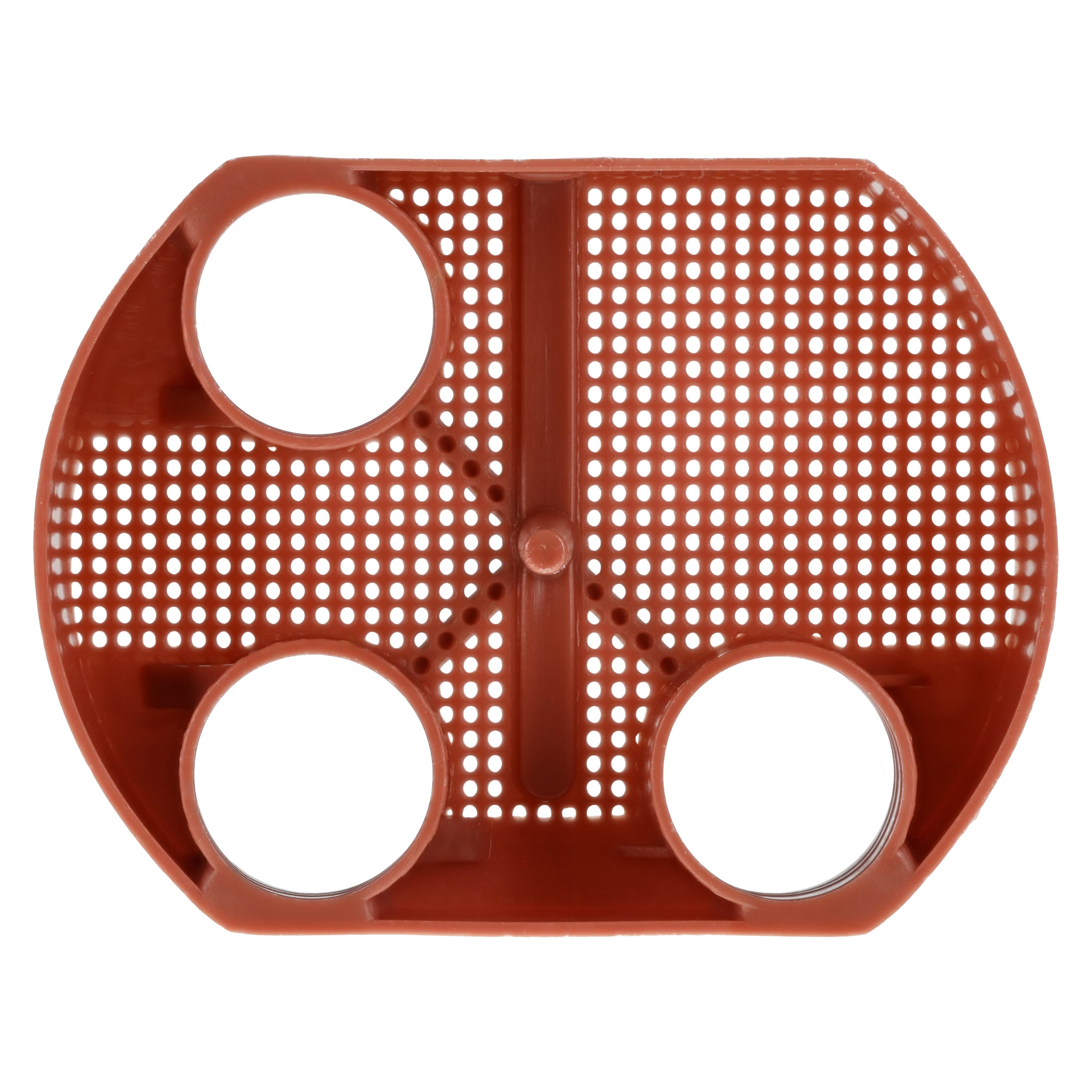 Zirc Dispos-A-Screen Evacuation Traps, Coral, 2-5/8" Diameter, 144/Pack, #51Z050V thumbnail 4