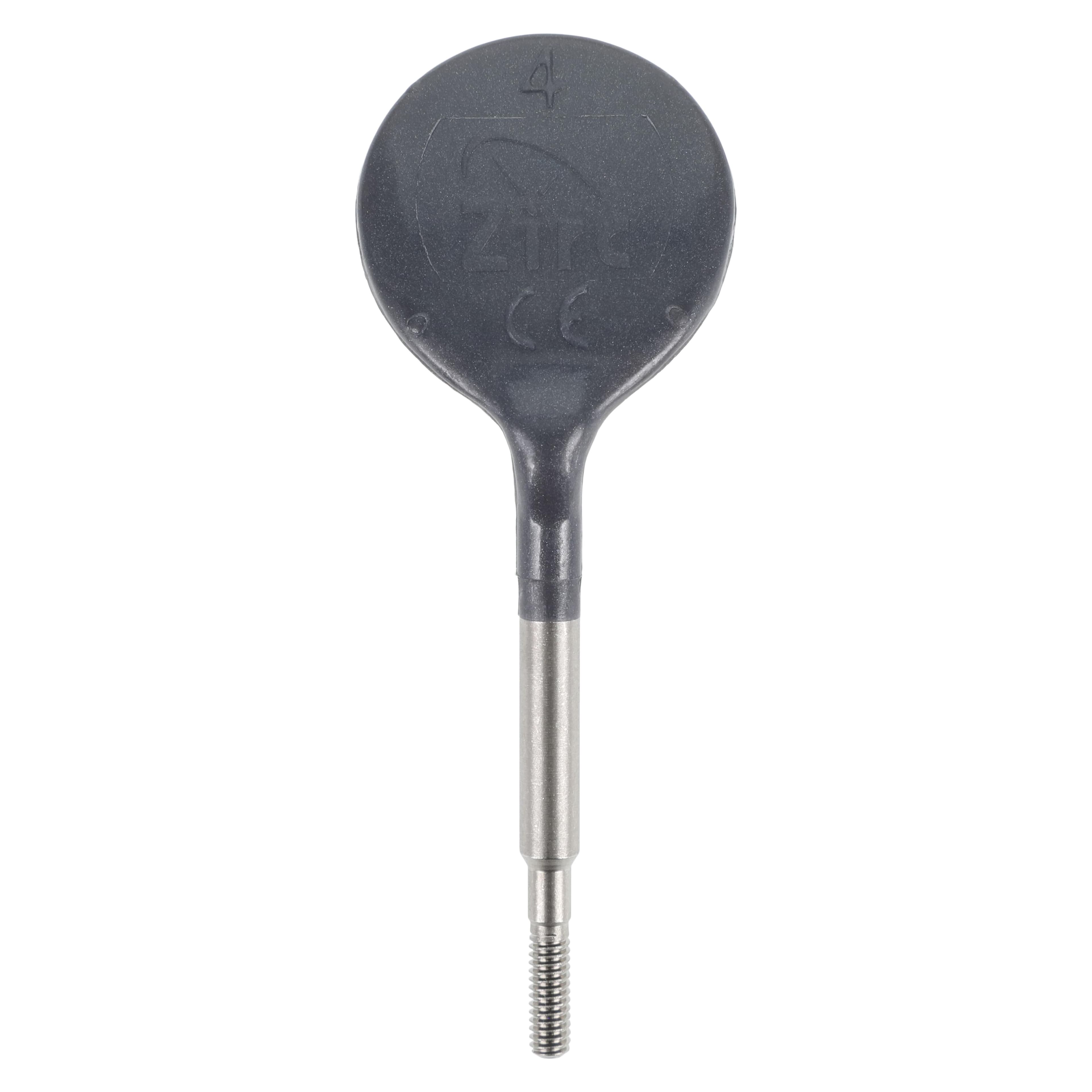 Zirc Crystal HD® #4 Grey Resin Mouth Mirror Screw-On Heads, Cone Socket, 12/Pack, 50Z371I thumbnail 5