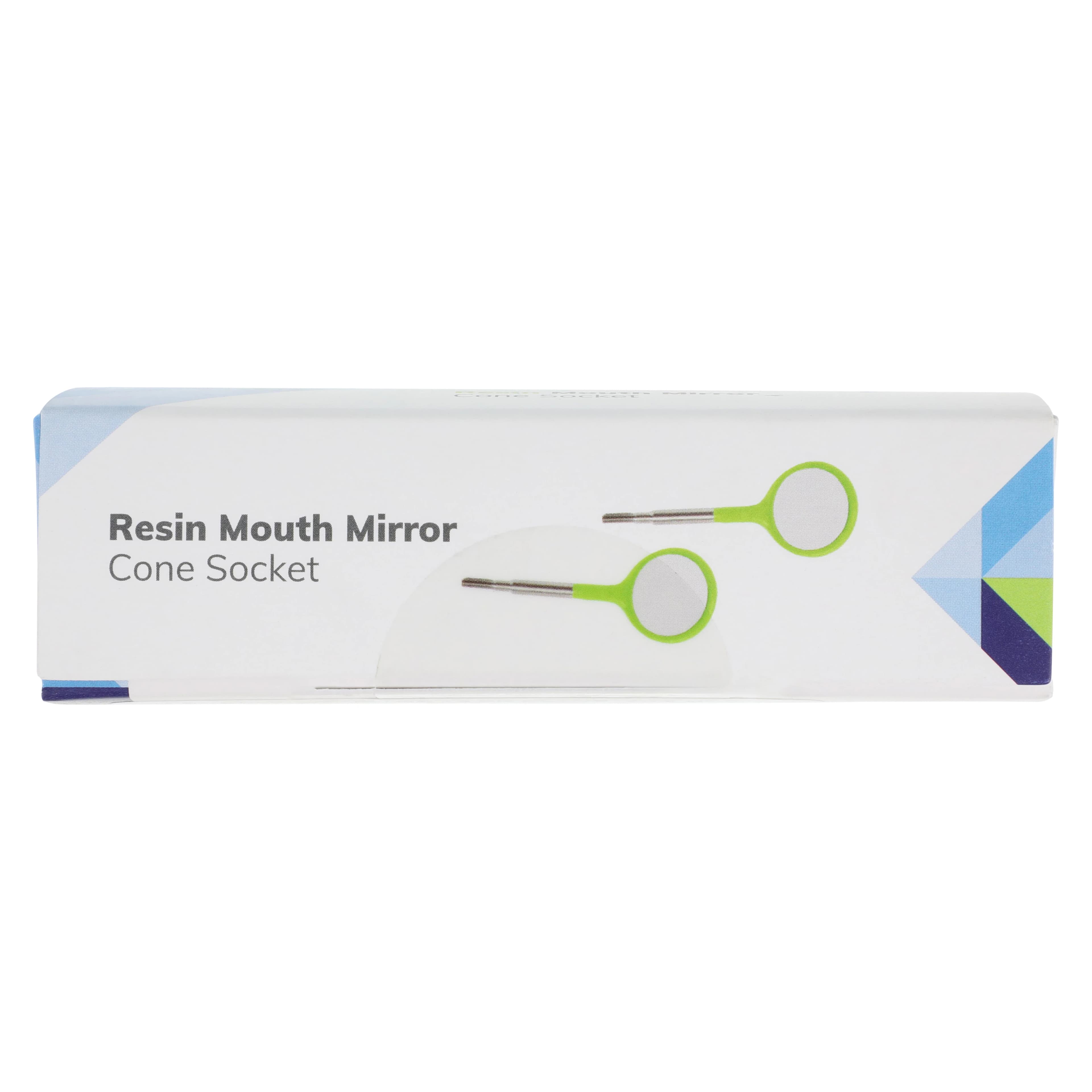 Zirc Crystal HD® #4 Grey Resin Mouth Mirror Screw-On Heads, Cone Socket, 12/Pack, 50Z371I thumbnail 7