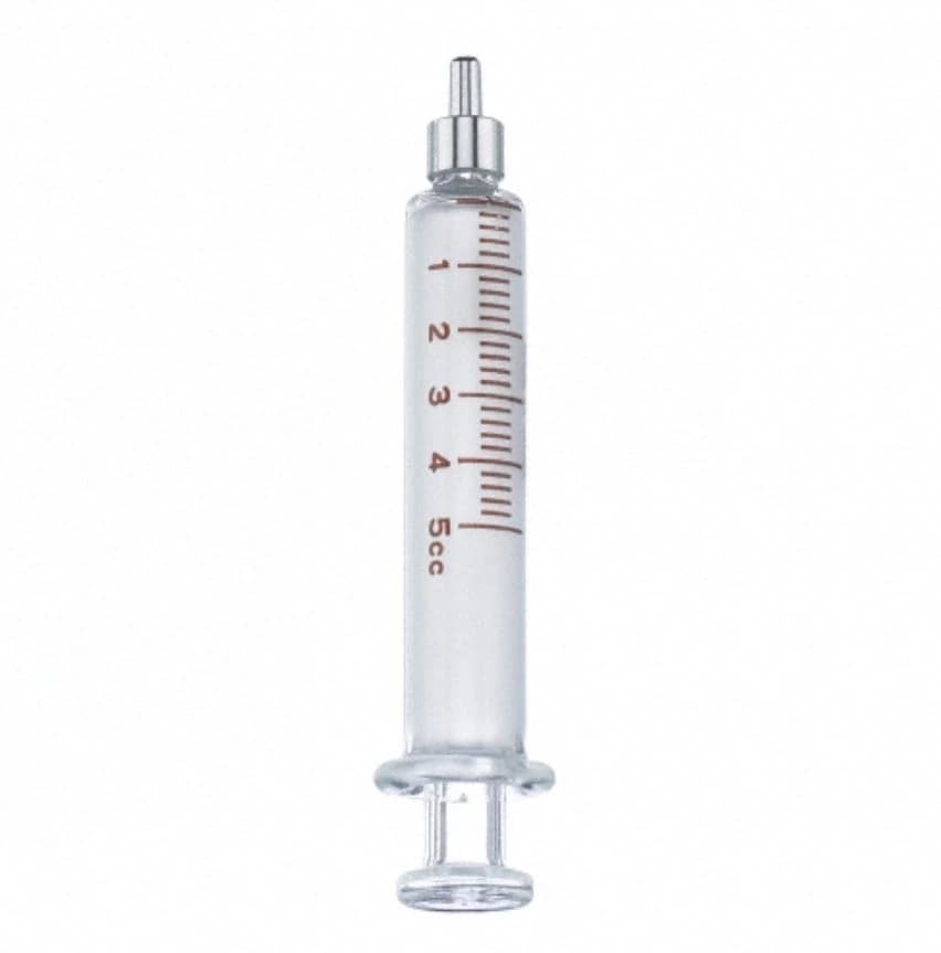 B Braun Syringe LOR Glass LS, Luer-Slip, 5cc, Low Dead Space, Disposable, 10/Case - Syringe LOR Glass LS - Image 1