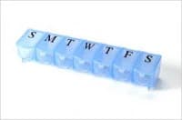 Carex-Apex Medical 7-Day Pill Organizer, Non-Sterile Assortment, Each - Organizer Pill 7Day NS Assort - Image 1