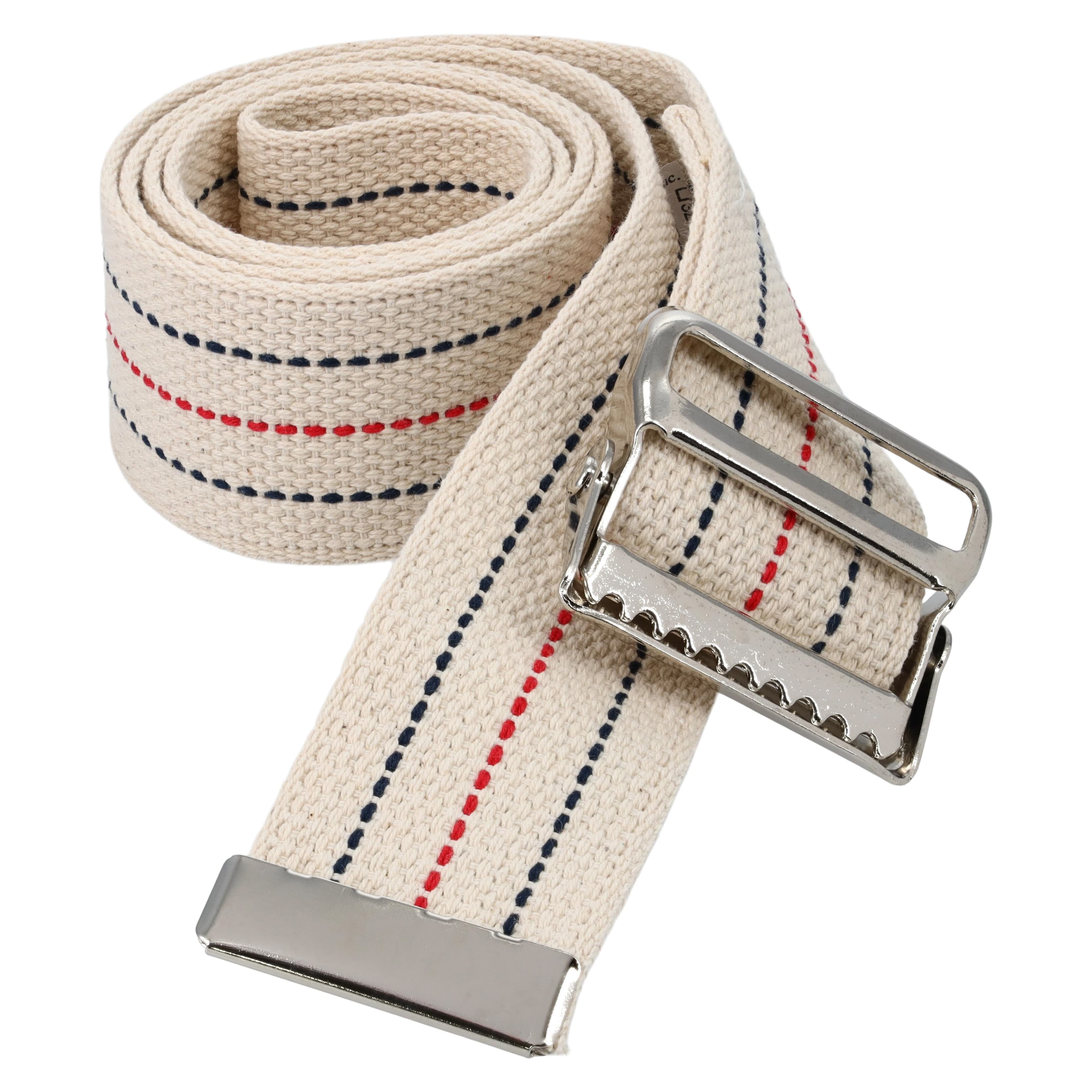 Kinsman Enterprises Gait Belt, Cotton, Rib/Torso, 54" Size, #1 Stripes thumbnail 2