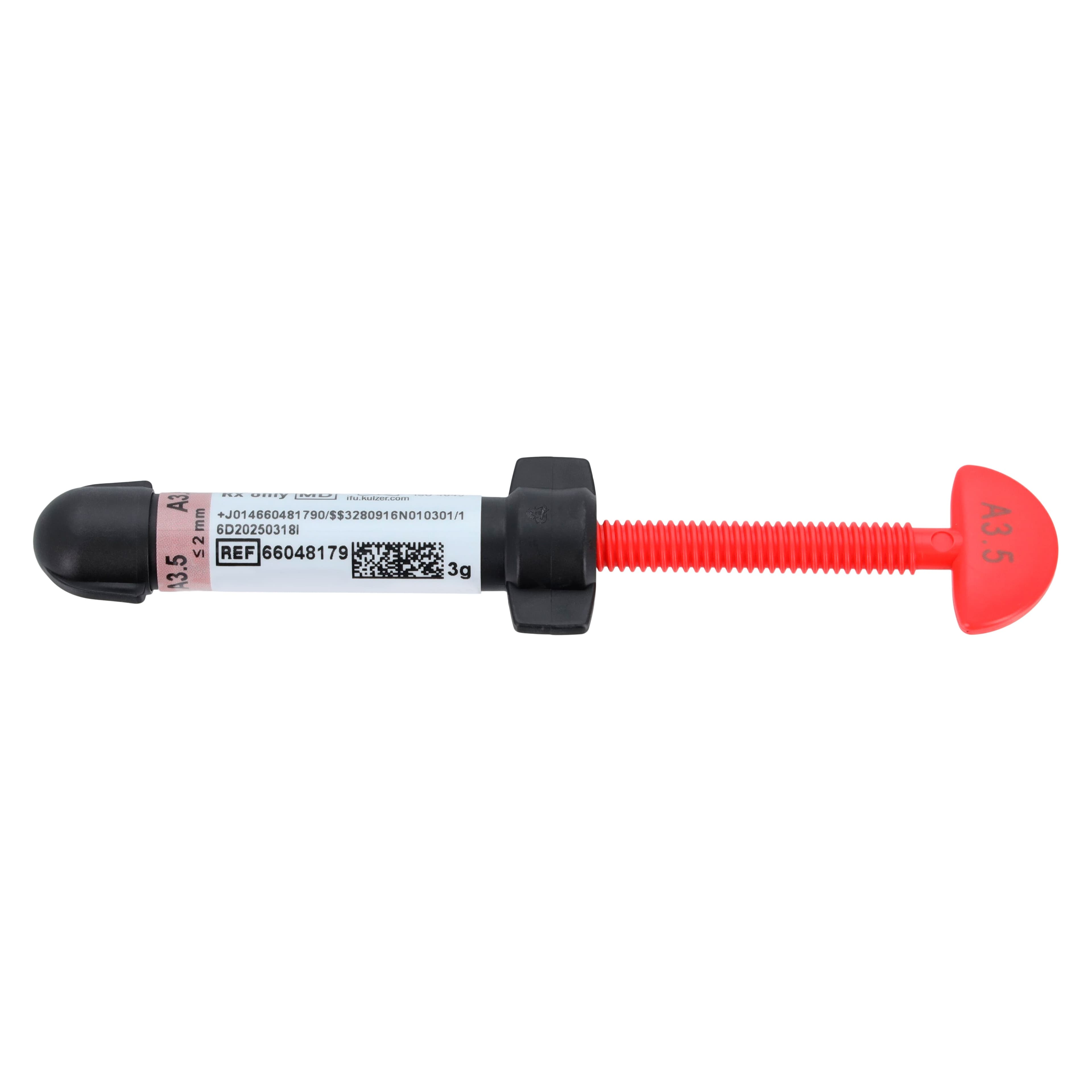 Kulzer Venus Pearl Nanohybrid Composite Syringe Refill, Shade A3.5, 3 g, 1/Pk, 66048179 thumbnail 4
