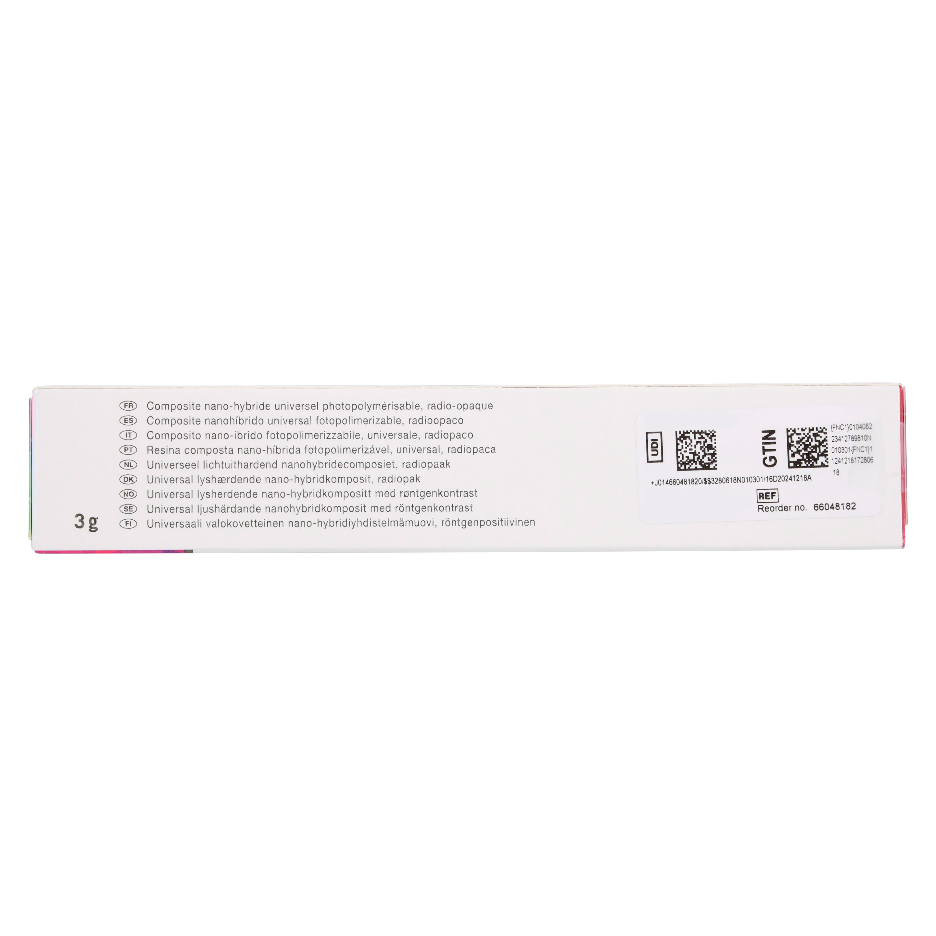 Venus Pearl Nanohybrid Composite Syringe Refill, Shade B1, 3 g, 1/Pk, 66048182 thumbnail 7
