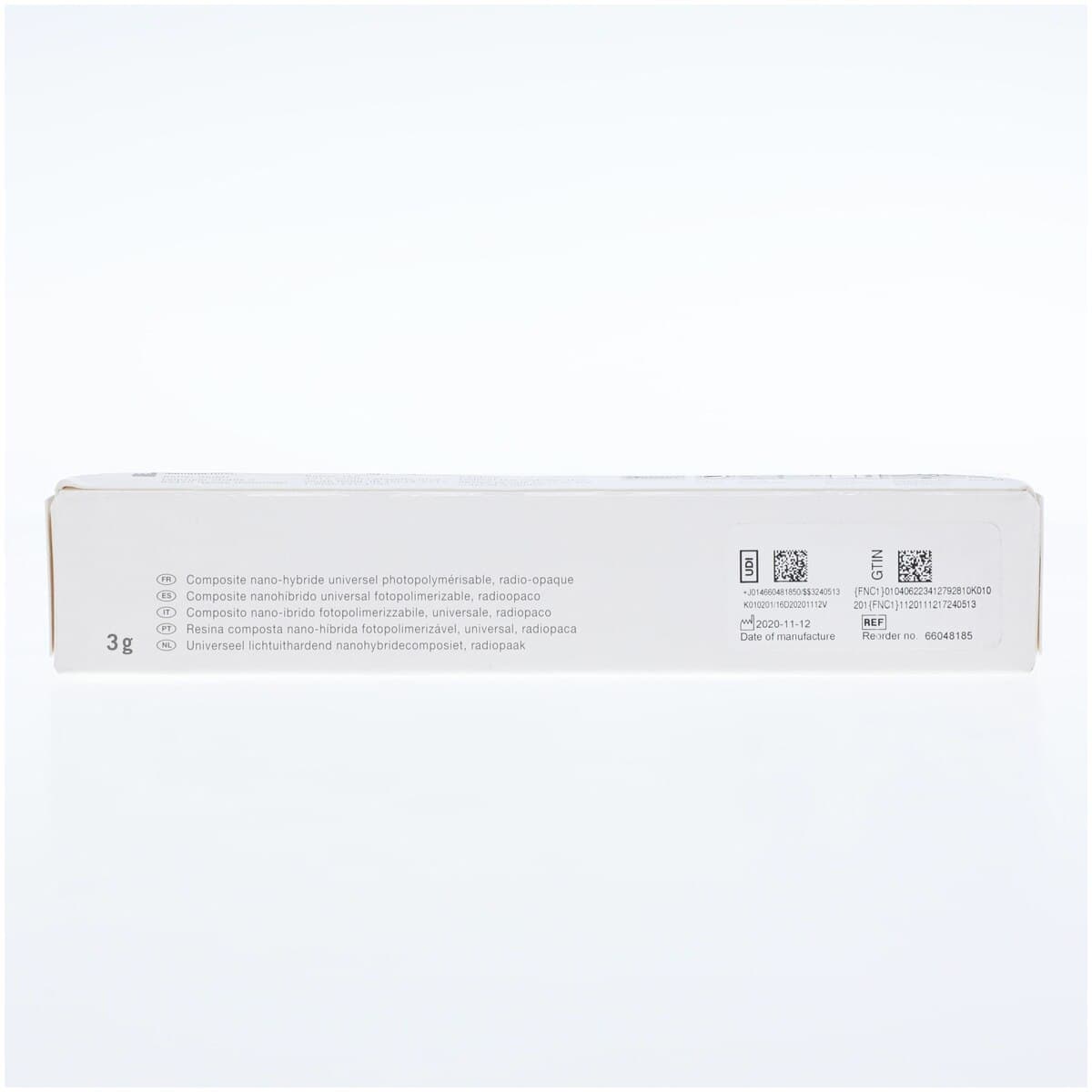 Venus Pearl Nanohybrid Composite Syringe Refill, Shade C1, 3 g, 66048185 thumbnail 3