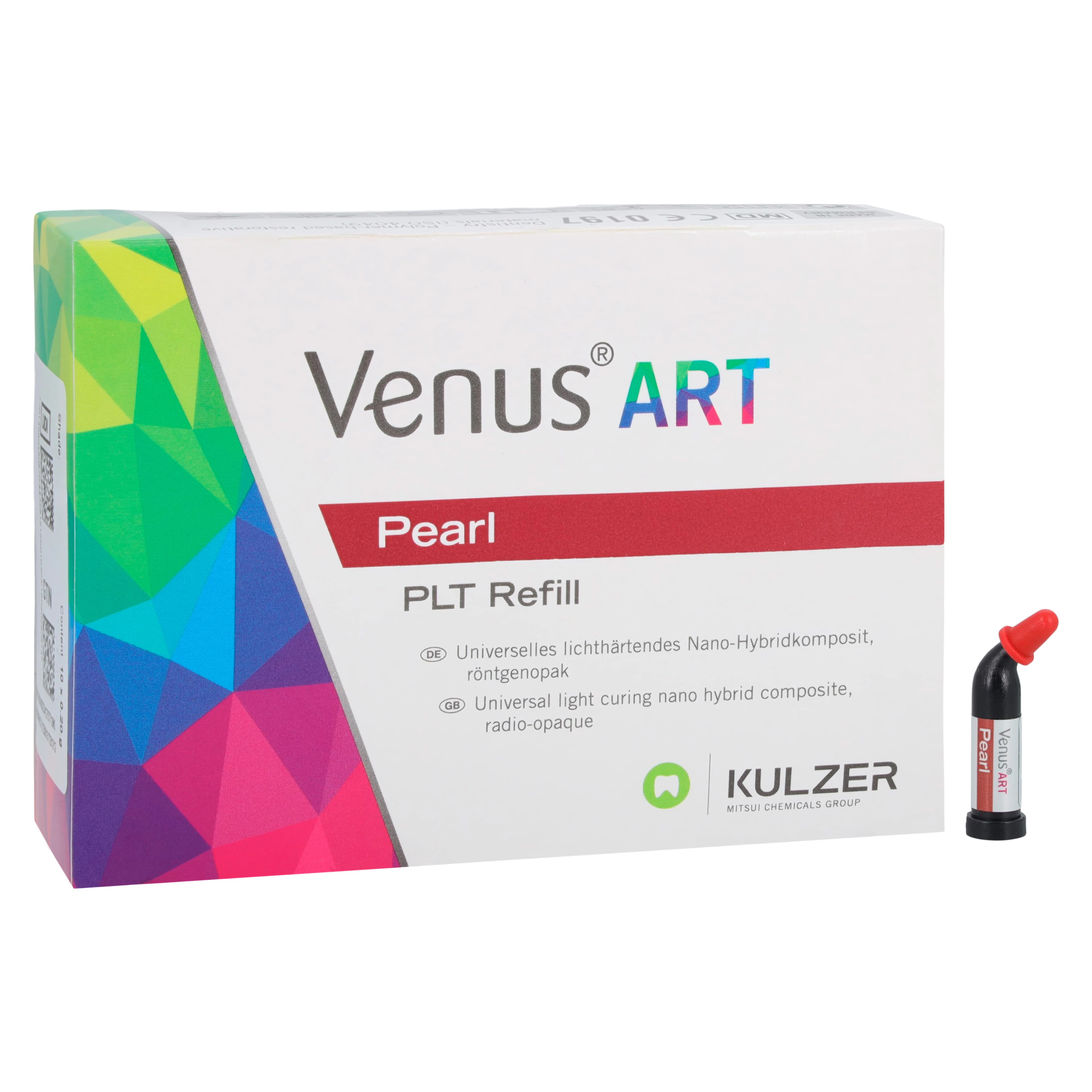 Kulzer Venus Pearl Nanohybrid Composite, PLT Refill, Shade A3.5, 0.2 g, 20/Pk, 66048144 - Venus Pearl Shade A3.5 .2g PLT Refills Pack of 20 - Image 1