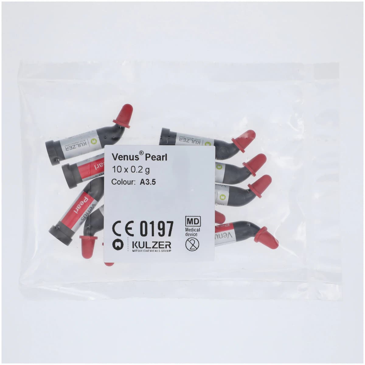 Kulzer Venus Pearl Nanohybrid Composite, PLT Refill, Shade A3.5, 0.2 g, 20/Pk, 66048144 thumbnail 7