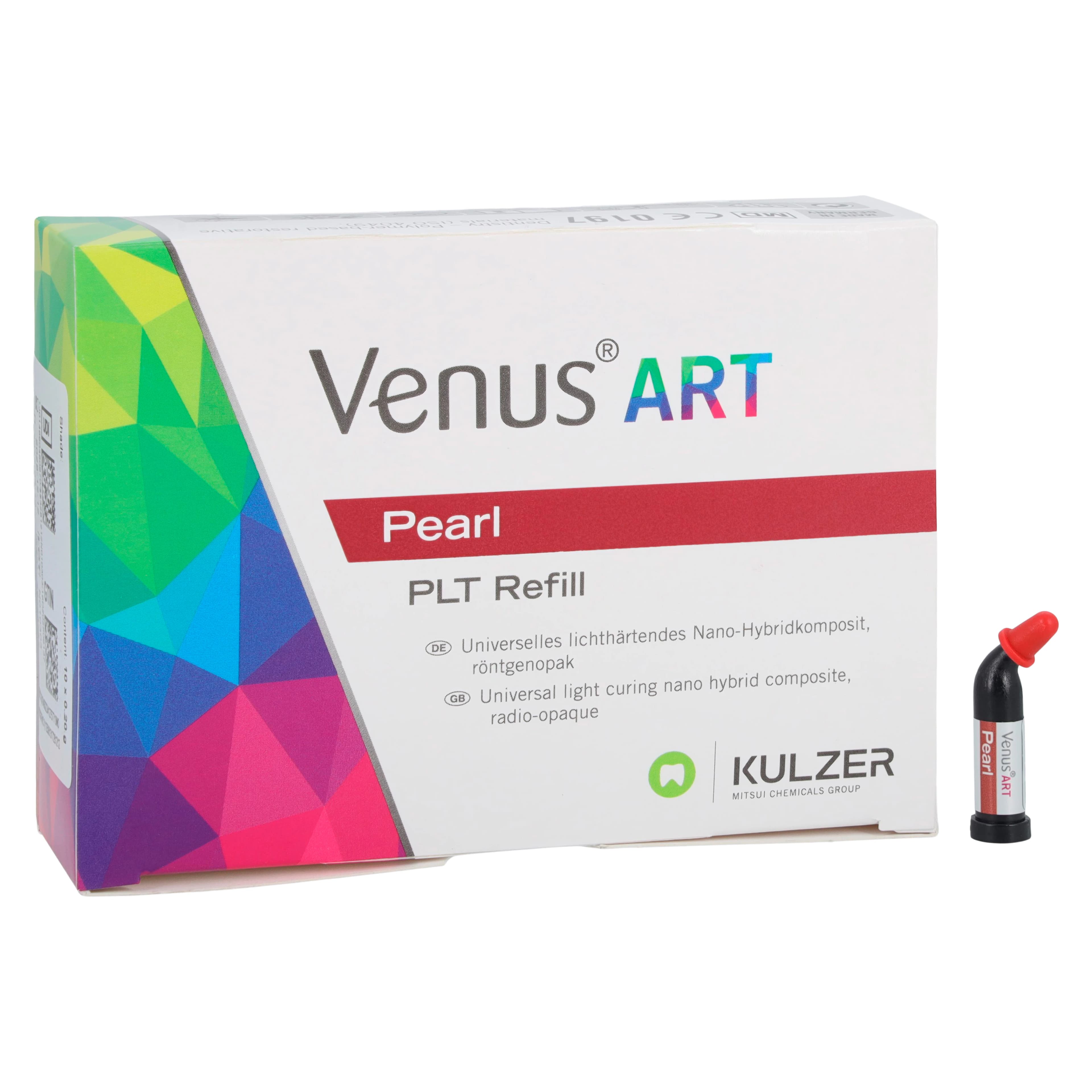 Venus Pearl Nanohybrid Composite, PLT Refill, Shade D3, 0.2 g, 20/Pk, 66048163 - Venus Pearl Shade D3 .2g PLT Refills Pack of 20 - Image 1