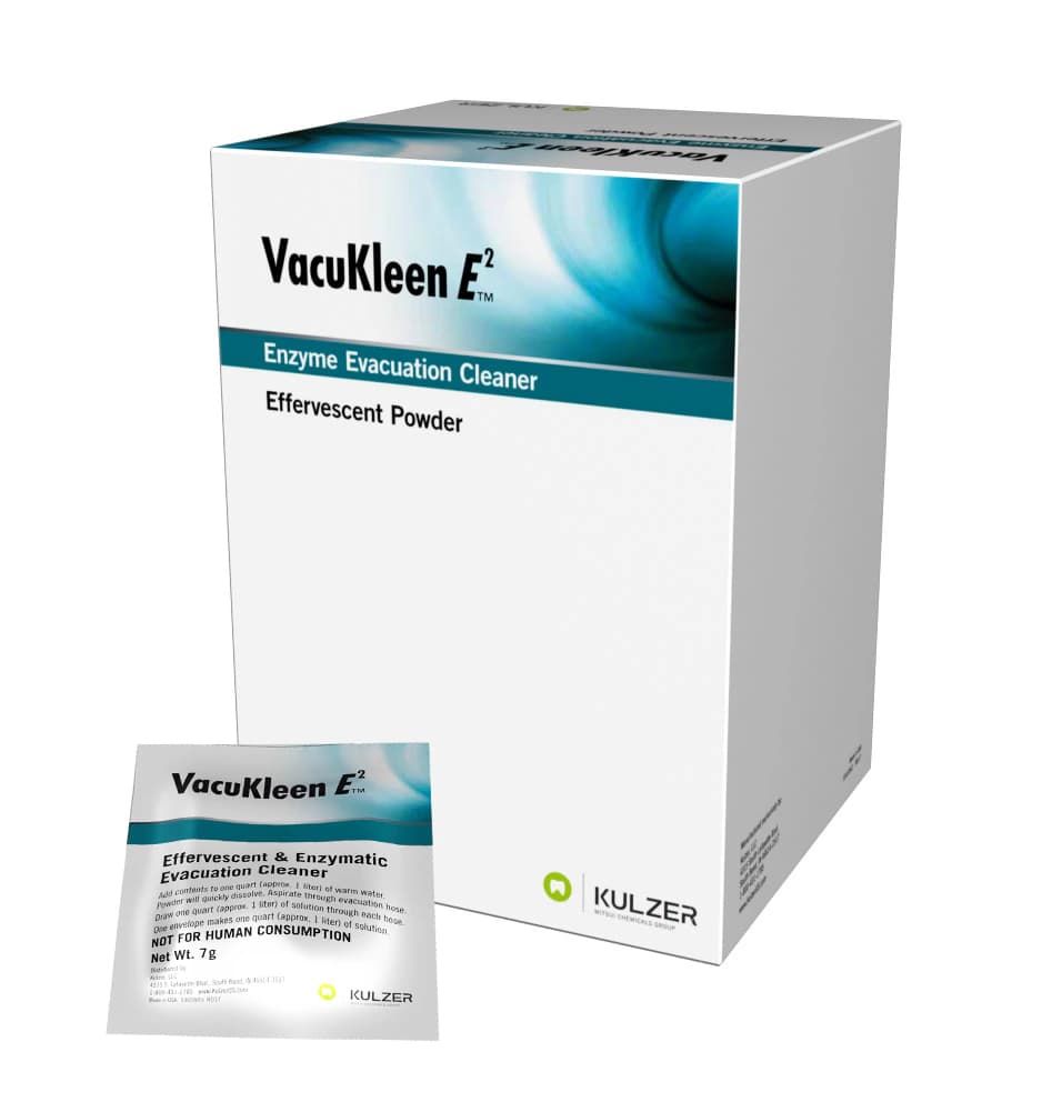 VacuKleen E2 Evacuation System Cleaner, Unit-Dose 7g Pouches, Lemon Scent, 140/Box, 50036101 thumbnail 2