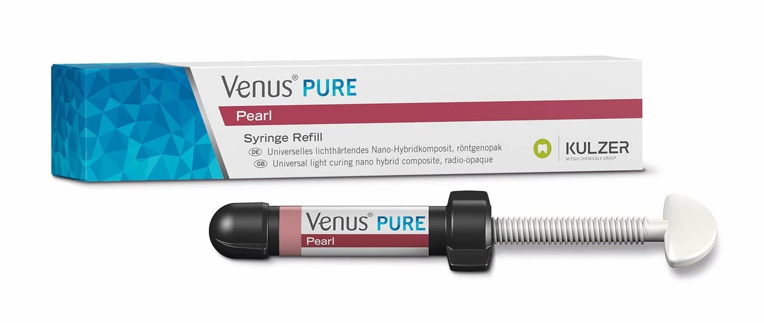 Venus Pearl Pure Universal Composite Syringe Refill, Light, 3g, 66096880 - Venus Pearl Syringe - PURE Light - Image 1