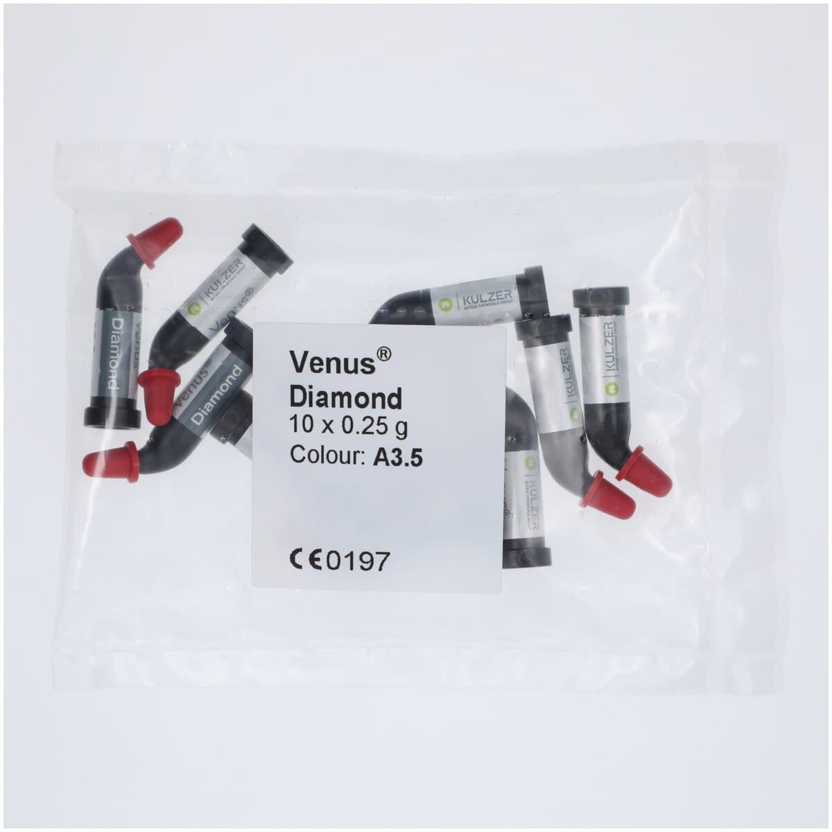Venus Diamond Nanohybrid Universal Composite, PLT Refill, Shade A3.5, 0.25 g, 20/Pk, 66039012 thumbnail 7