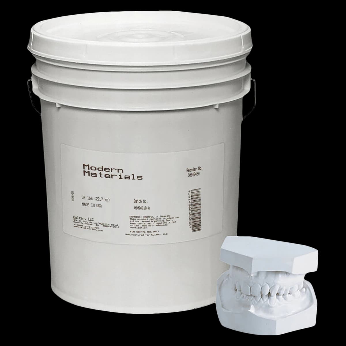 Kulzer Modern Materials Pumice, X-Coarse 1/2 Grit, 50 lb Carton, 50049550 - Pumice - Coarse Grit, 50 lb Carton - Image 1