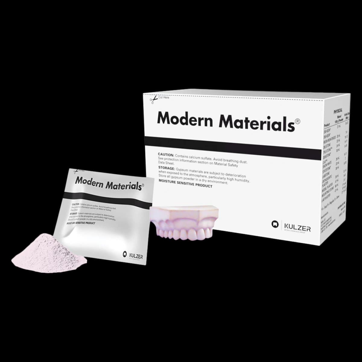 Kulzer Modern Materials StatStone Model Stone, Type III, Pink Fast Set, 25 lb Carton, #50046860 - StatStone 25lbs - Image 1