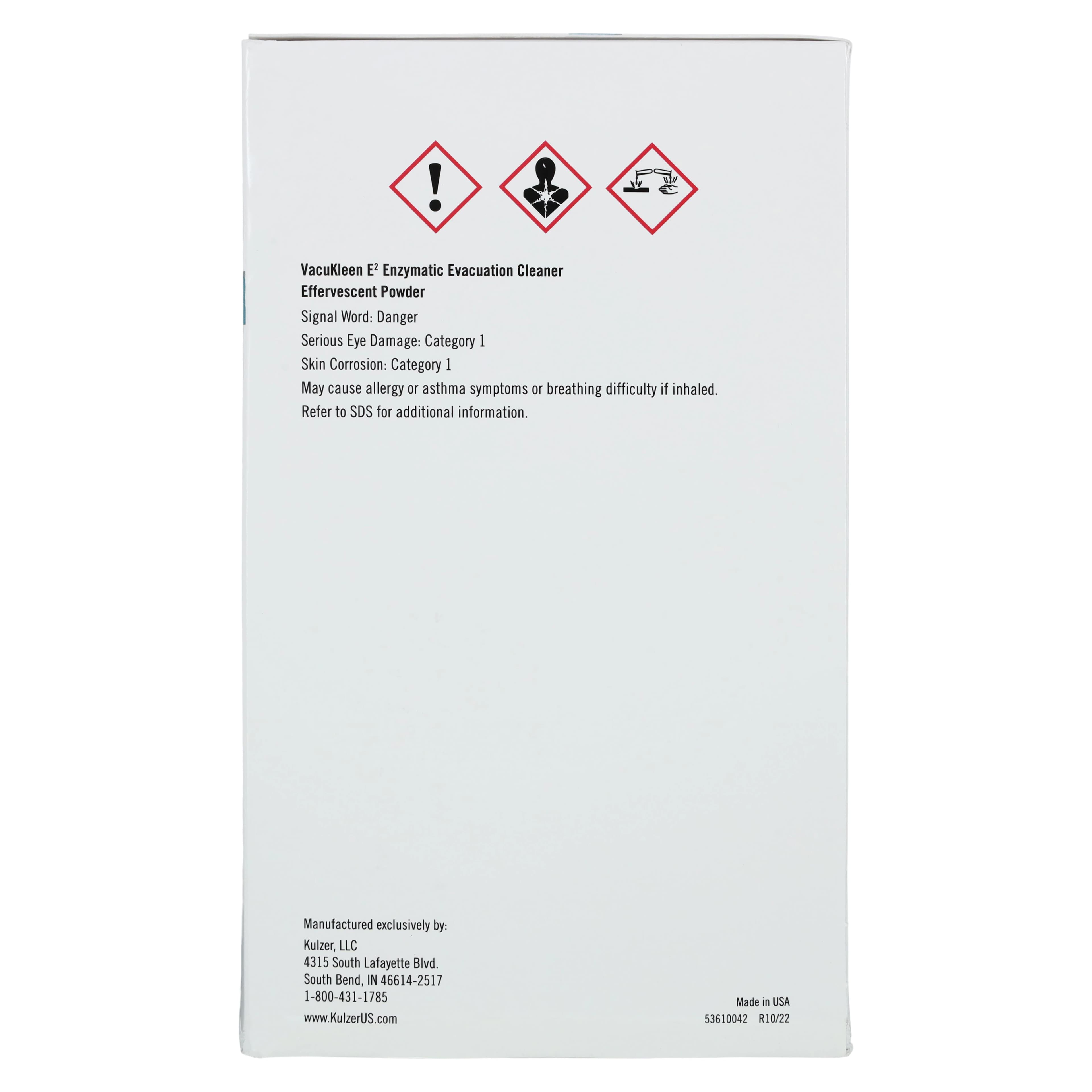 Kulzer VacuKleen E2 Evacuation System Cleaner, Unit-Dose 7g Pouches for Quarts, Lemon Scent, 60/Box, #50036100 thumbnail 7