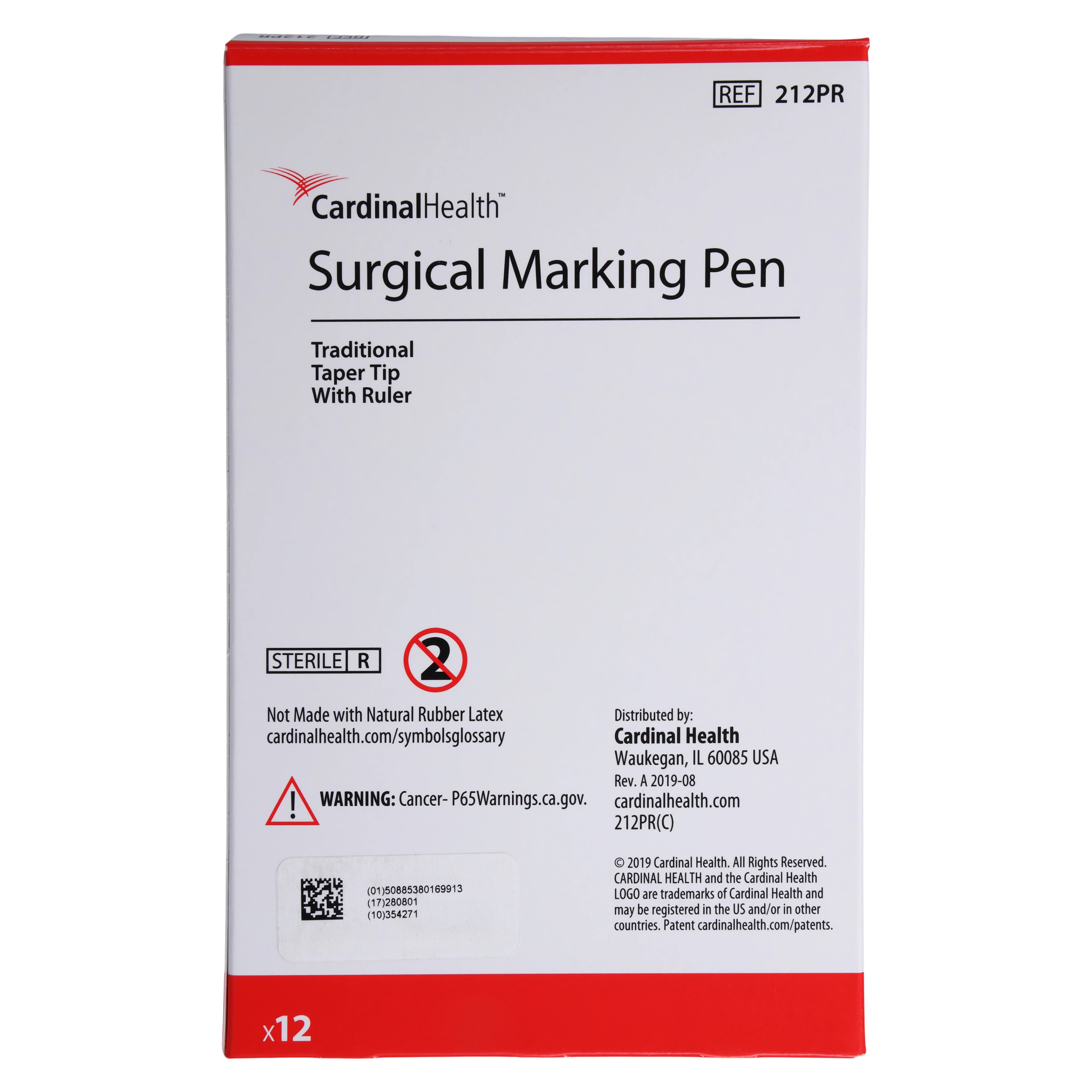 Cardinal Health Skin Marker, Convertible Regular Tip, Violet, Sterile thumbnail 4
