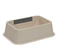 SharpSafety Sharps Container Holder, Almond, 7.75 x 11 x 3.25 in, for 2-Gallon Containers, with Adhesive Strip, Reusable, 8974 - Holder For Sharps Container - Image 1