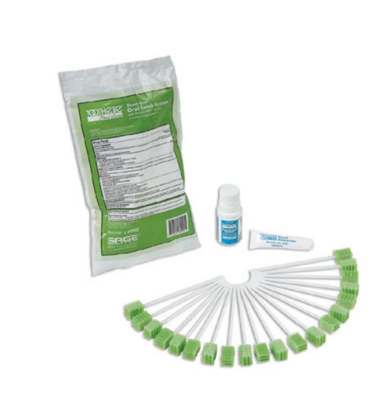 Perox-A-Mint Mouth Care Swab System, Mint, 50/Case - Perox A Mint Mouth Care - Image 1