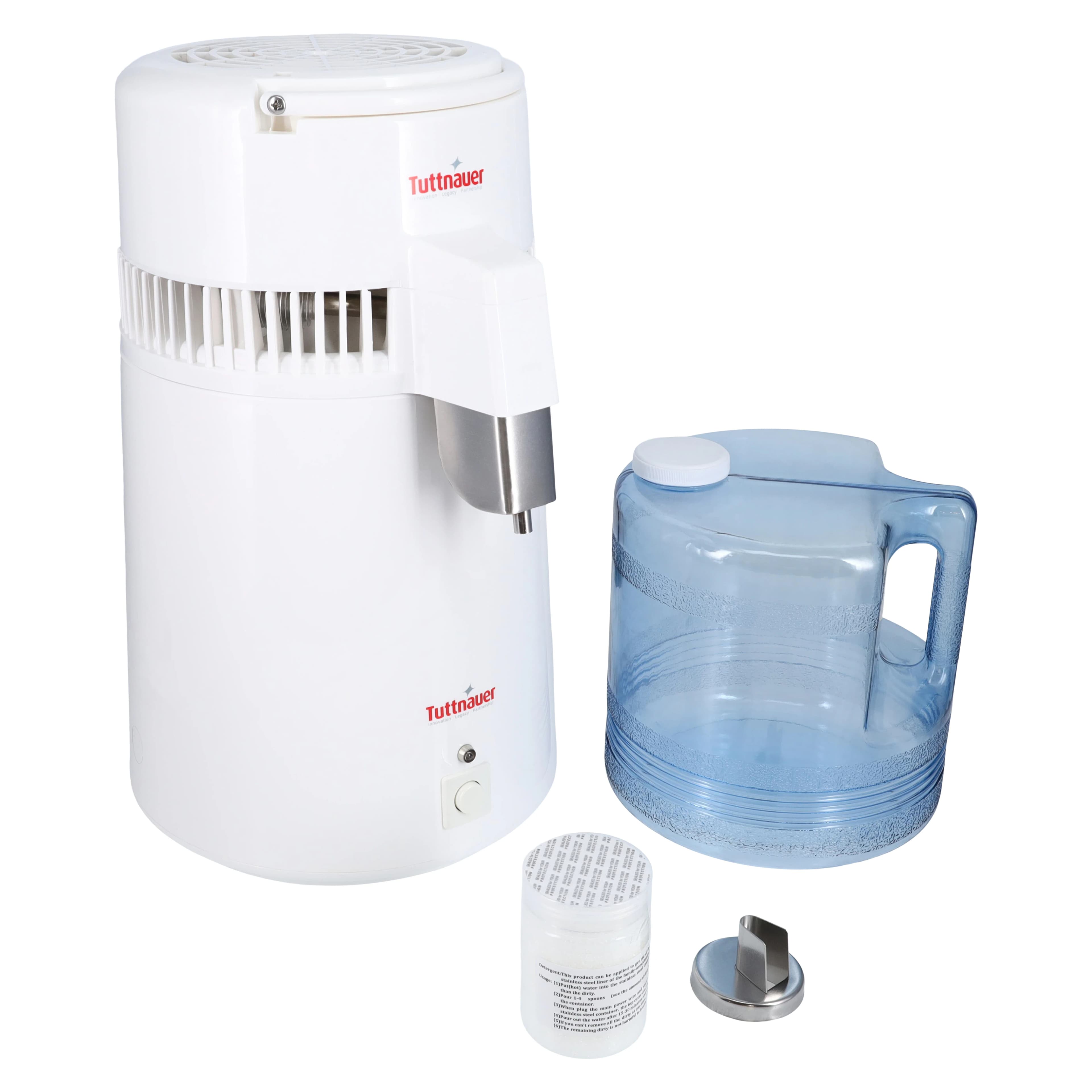 Tuttnauer DS1G Steam Water Distiller, 4L (1 Gallon) Capacity, 110-120V, White thumbnail 4