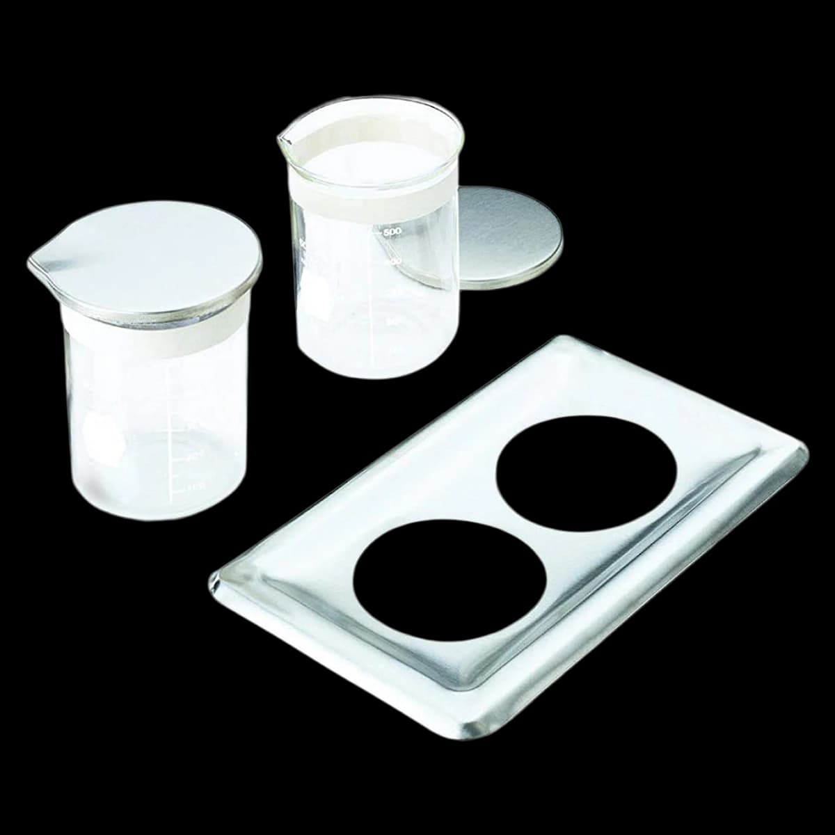 Tuttnauer Clean & Simple CSU1AK Accessory Kit for CSU1/CSU1H Ultrasonic Cleaner, Includes Positioning Cover and 2 x 600 mL Beakers with Lids and Bands - Clean & Simple Tuttnauer CSU1AK Accessory Kit for CSU1/CSU1H Ultrasonic - Image 1