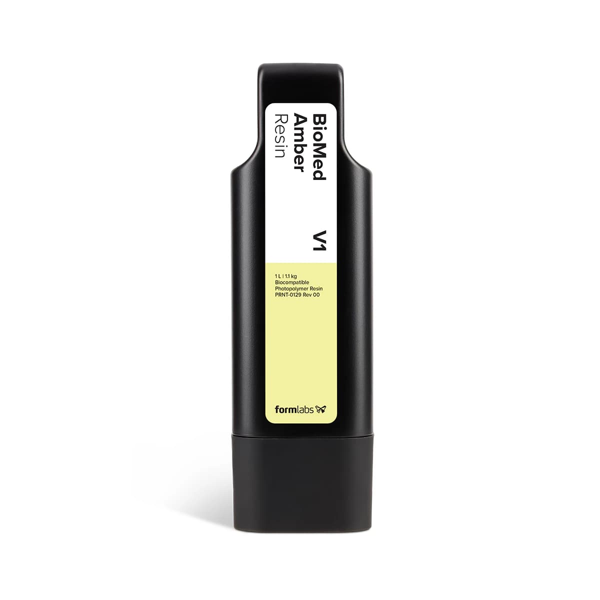 BioMed Amber Resin Form 4, 1L Cartridge - BioMed Amber Resin Form 4 1L - Image 1