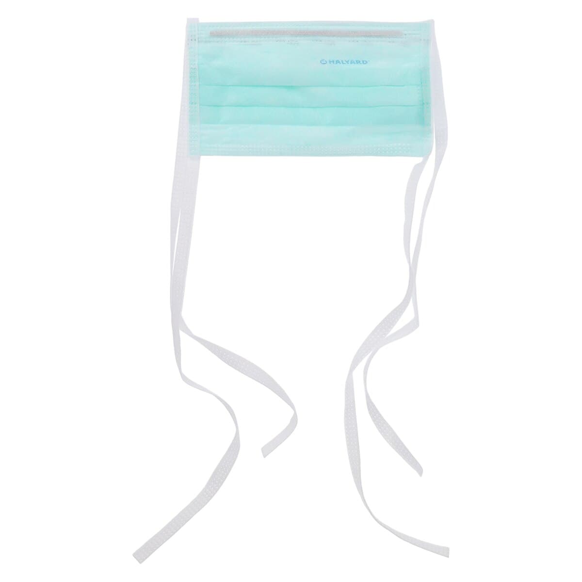 Halyard Specialty Anti-Fog Surgical Mask with Derma-Touch Tape, Tie-On, Green, 50/Box, 49215 thumbnail 5