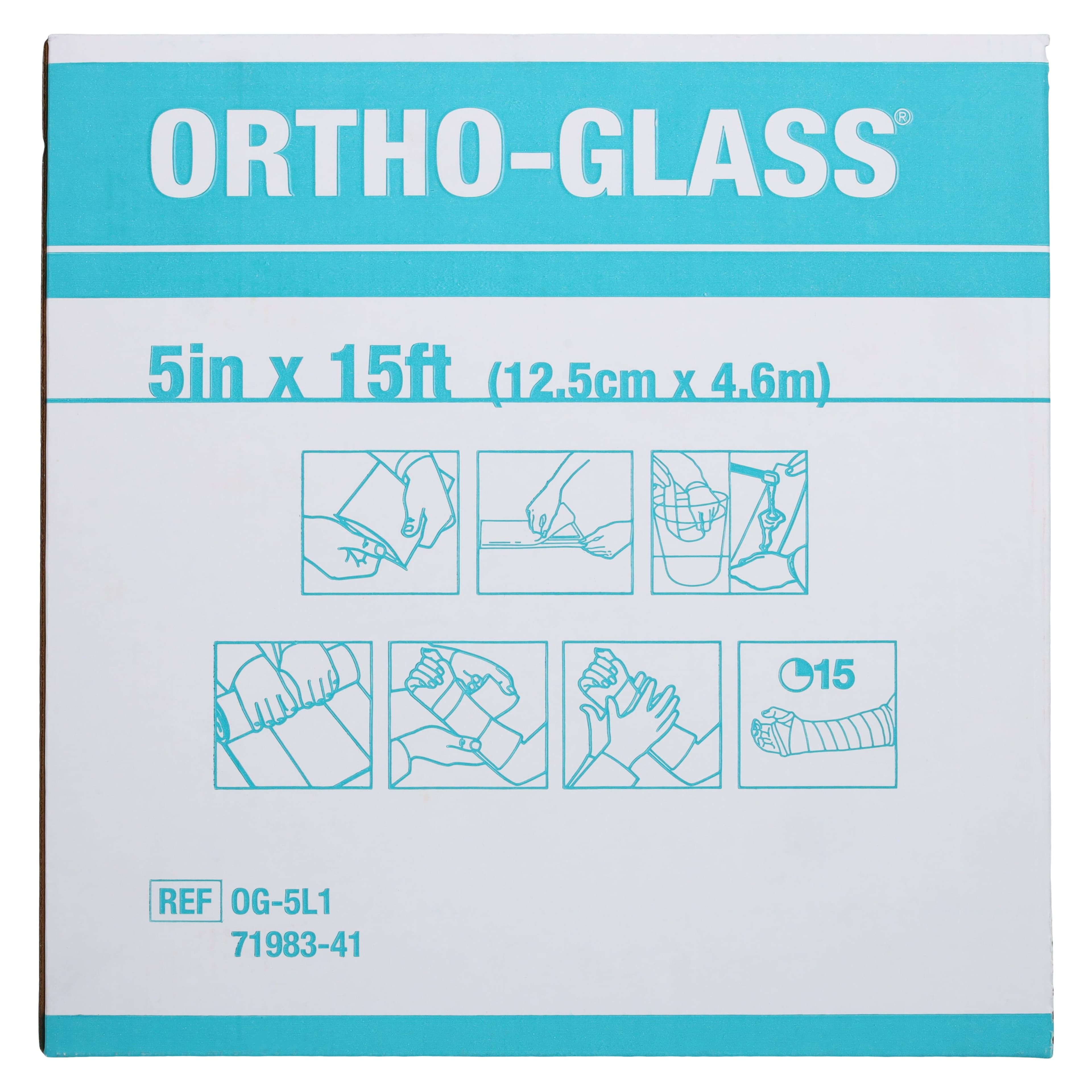 Ortho-Glass Casting Splint System, White, 5" x 15' thumbnail 5