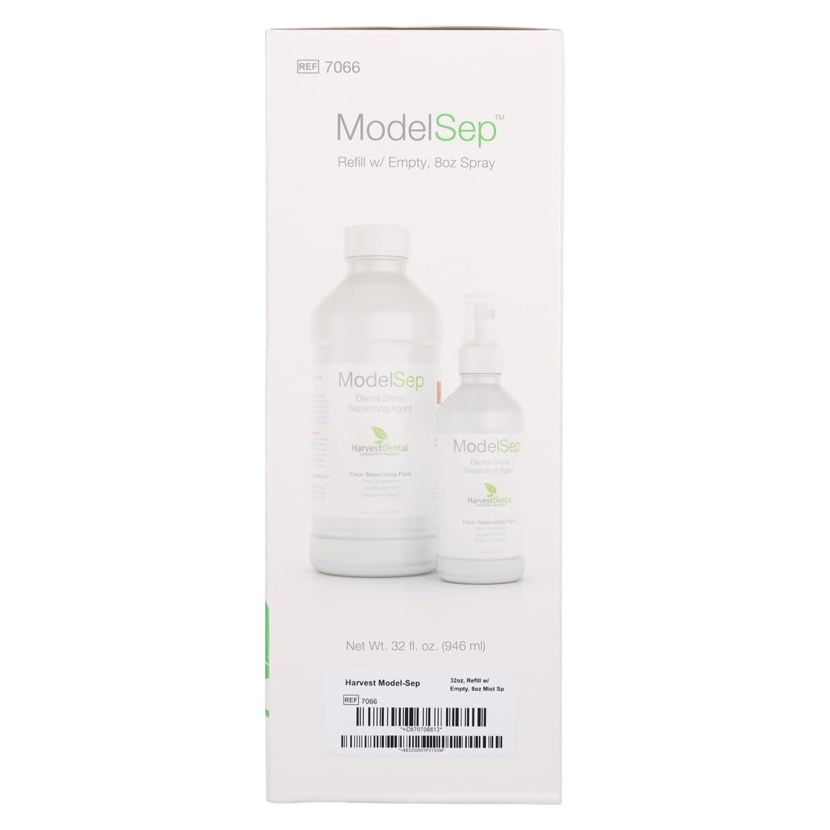Harvest Dental Model-Sep Gypsum Model Separator Refill Kit, 32 oz Refill with Empty 8 oz Mist Sprayer thumbnail 8