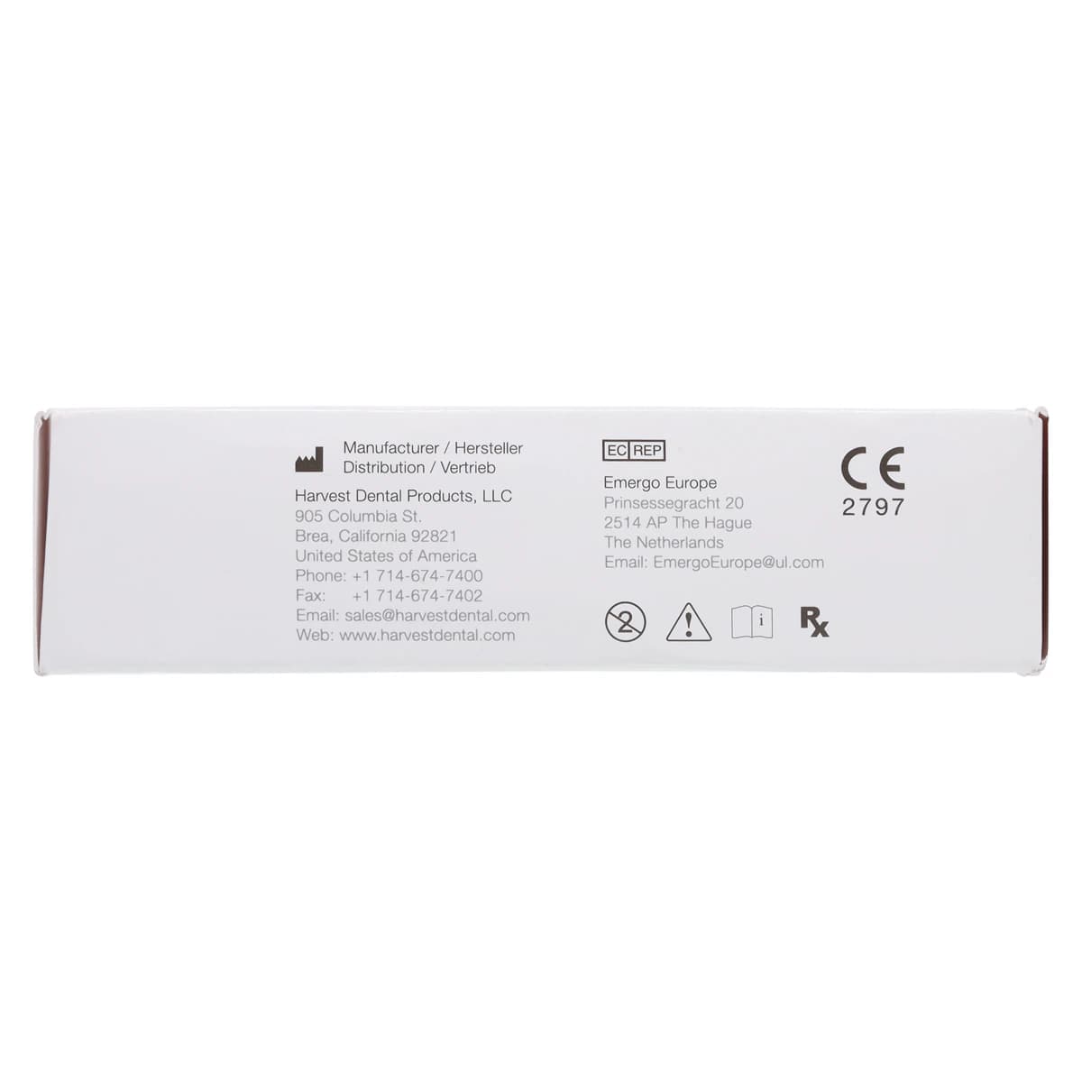 Harvest Esthetic DCL PMMA -ML- Denture + Temp Disc, B2 Shade, 98 x 16 mm thumbnail 3